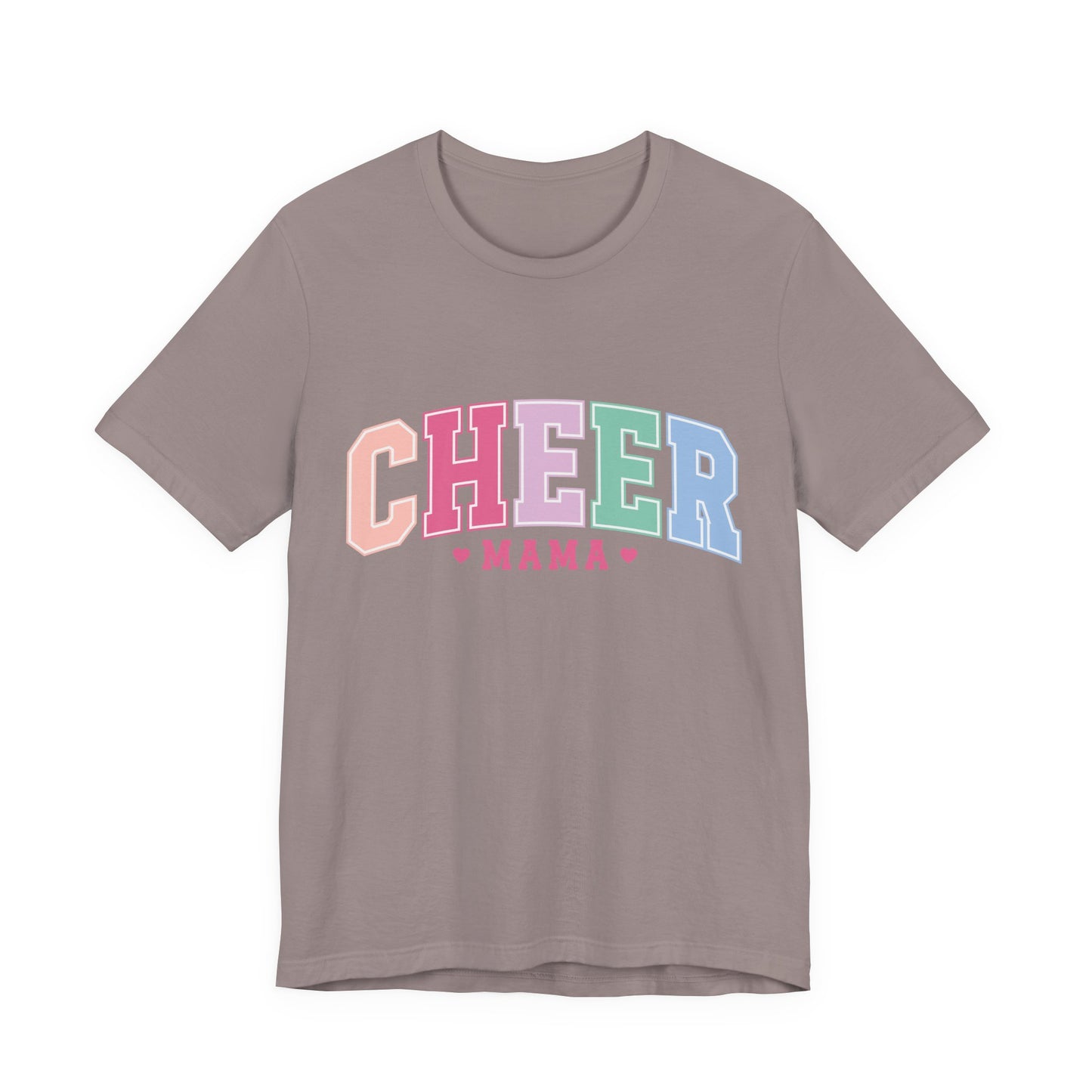 Cheer Mama Pastel Arch T-Shirt — Cheerleading Mom Gift