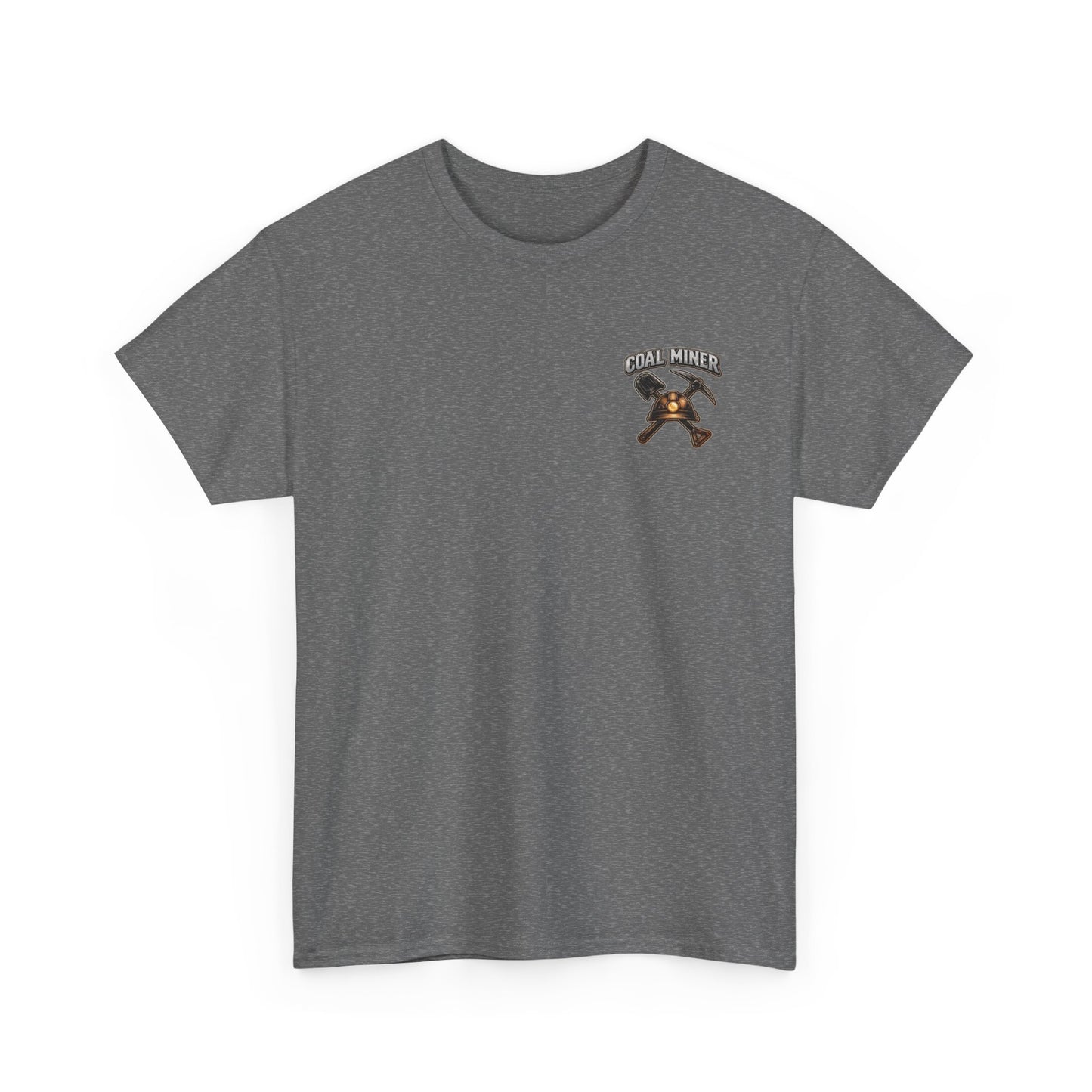 Coal Miner T-Shirt — "Forgotten in the Dark" Skull Hardhat Graphic Tee