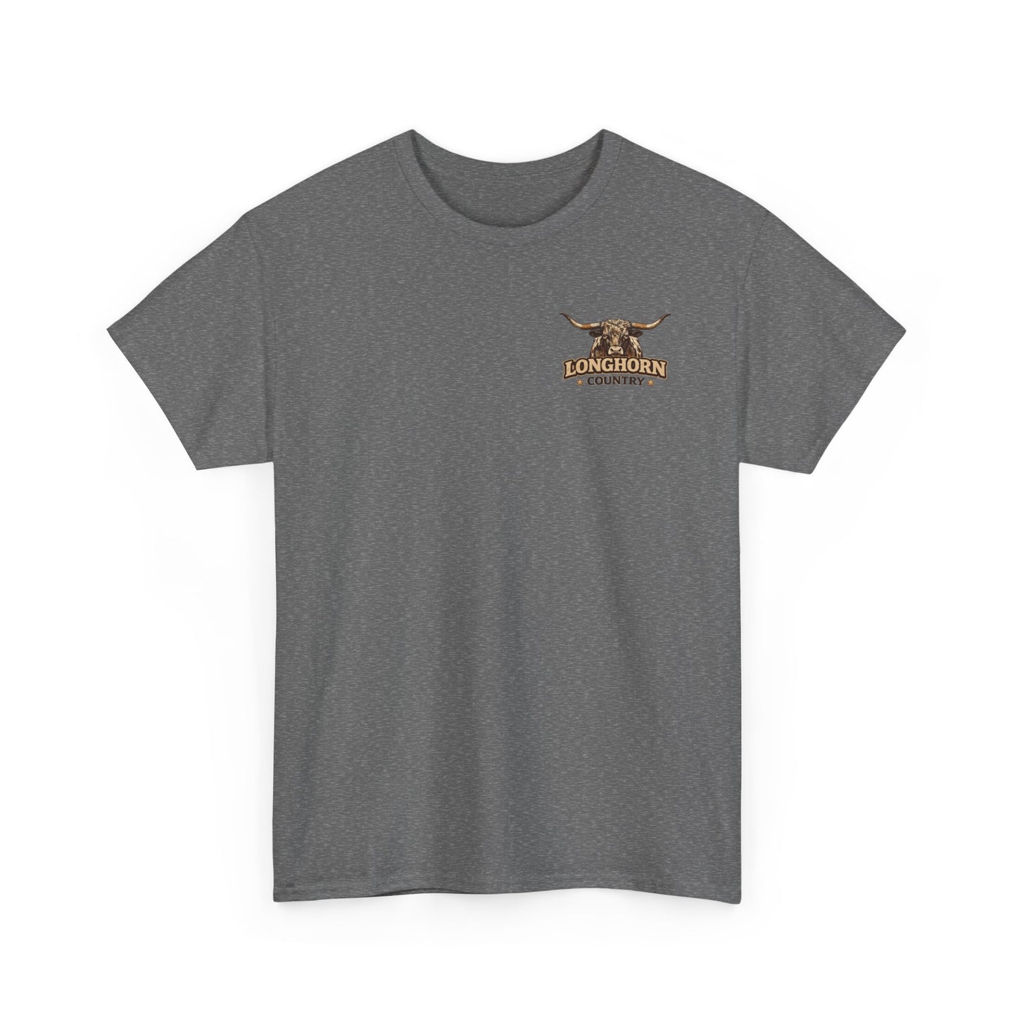 Longhorn Country Tee — Western Bull Graphic T-Shirt