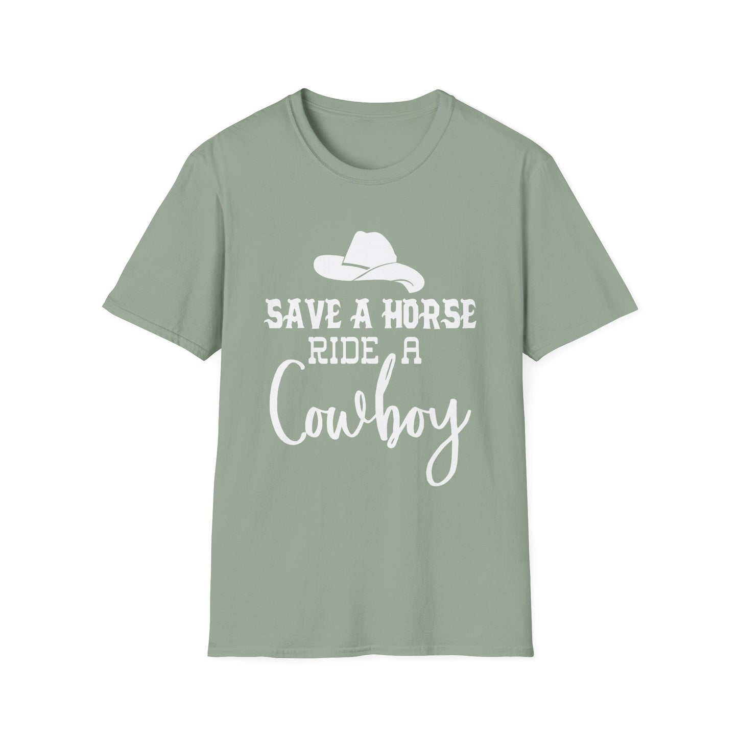 Save a Horse Ride a Cowboy T-Shirt – Western Cowboy Hat Graphic Tee