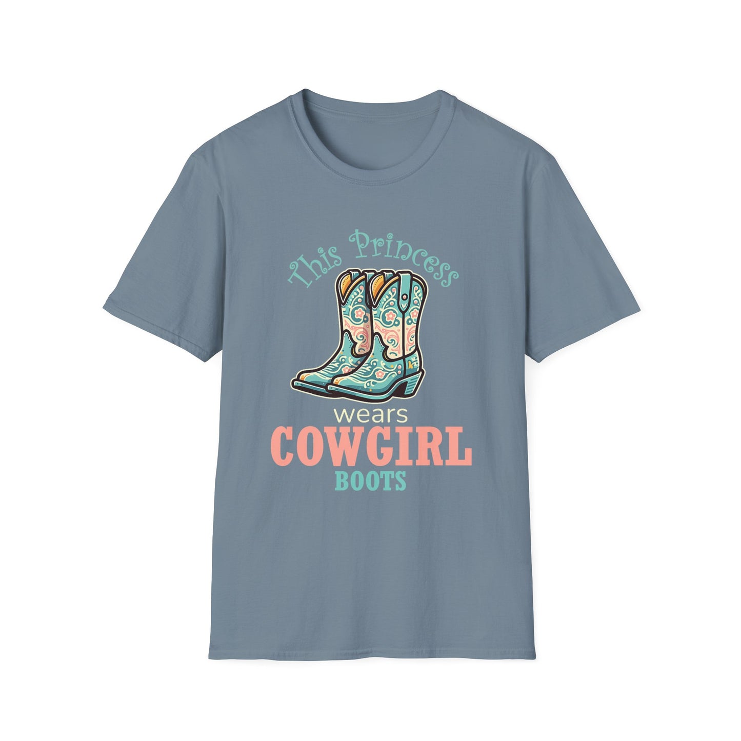Cowgirl Boots T-Shirt — "This Princess" Western Graphic Tee