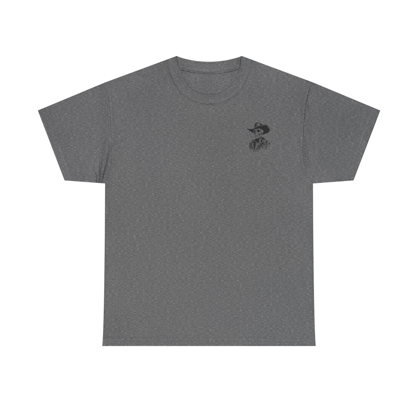 Skeleton Cowboy T-Shirt — Western Skull Graphic Tee