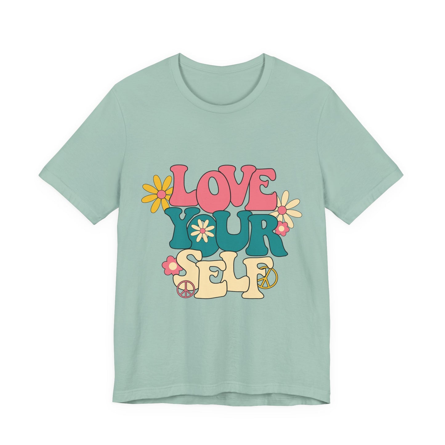 Love Your Self Retro Floral Tee
