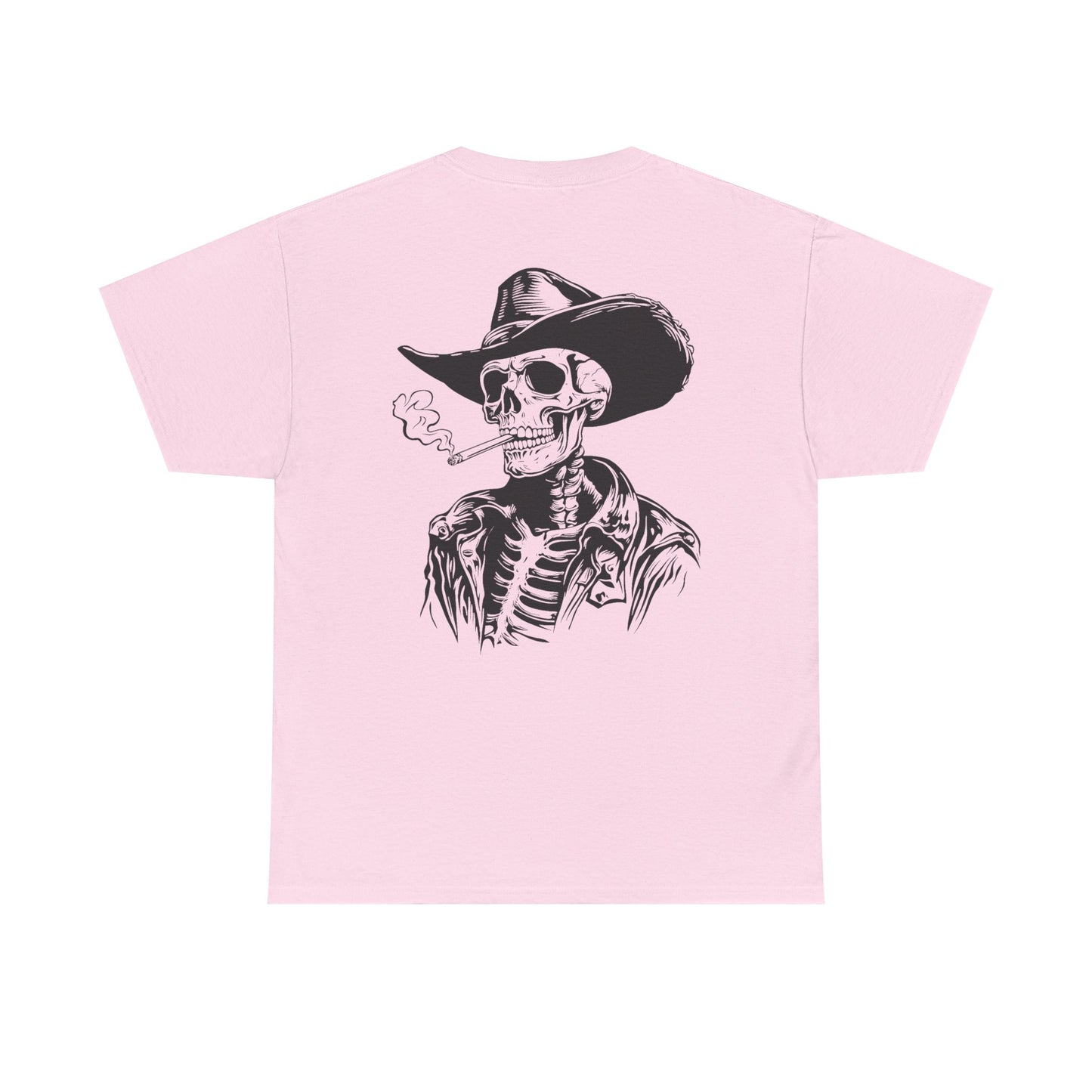 Skeleton Cowboy T-Shirt — Western Skull Graphic Tee