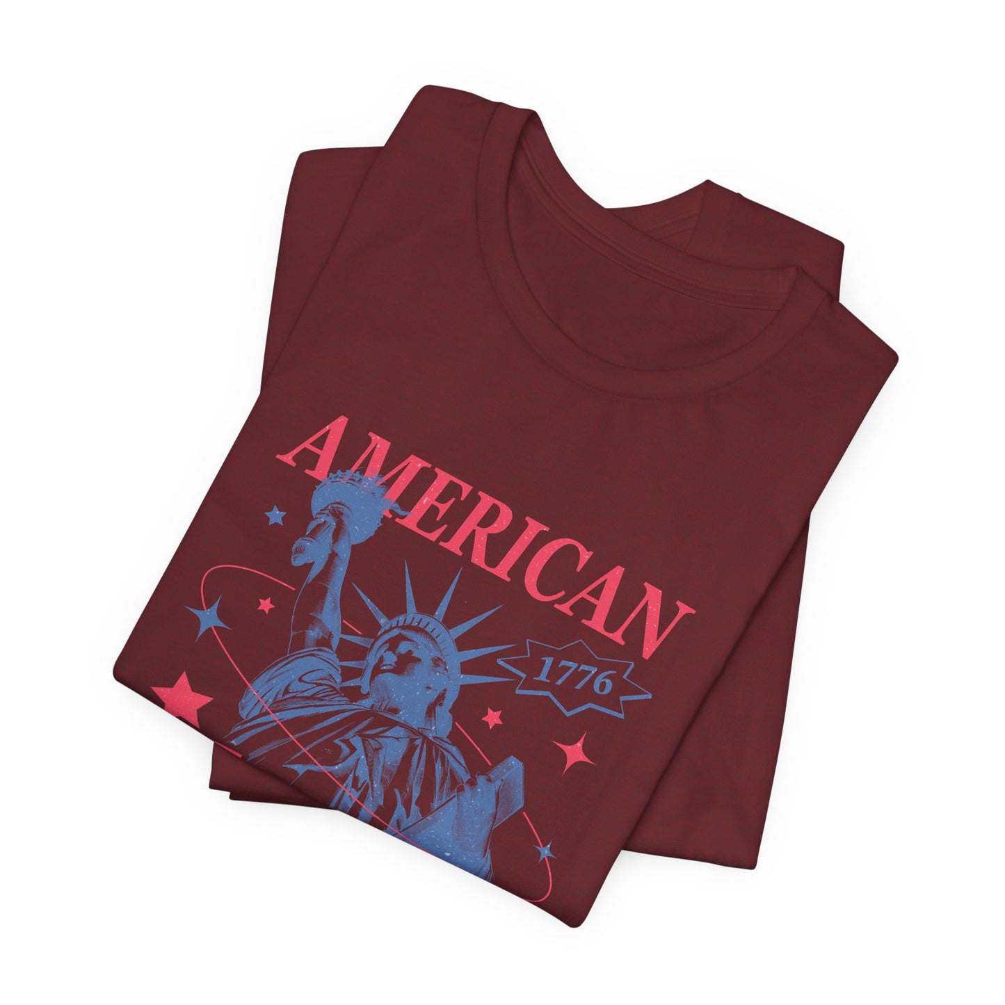Liberty 'Land of the Free' T‑Shirt — Statue of Liberty Patriotic 1776 Tee