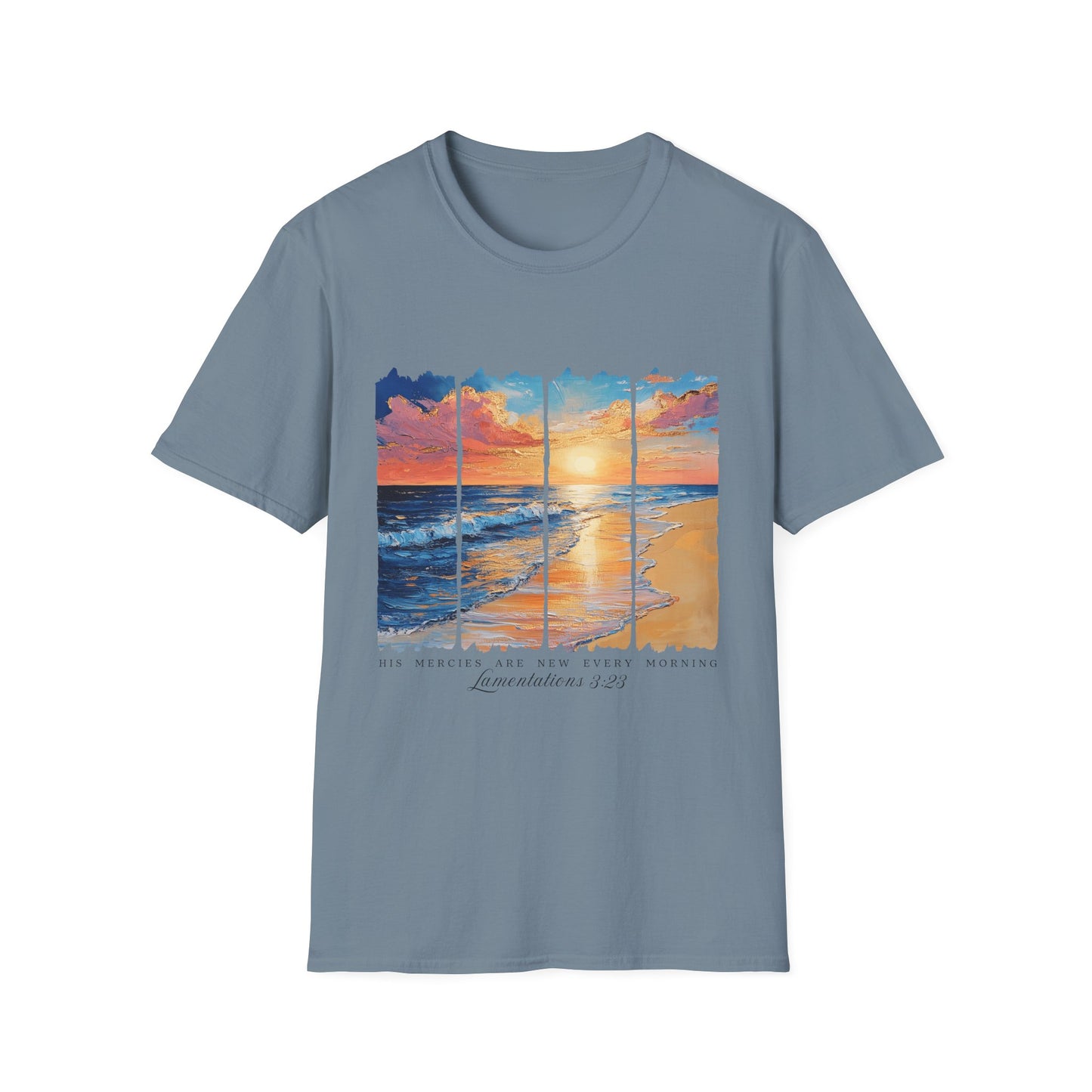 Sunset Beach T-Shirt — Scenic Ocean Sunrise Graphic Tee