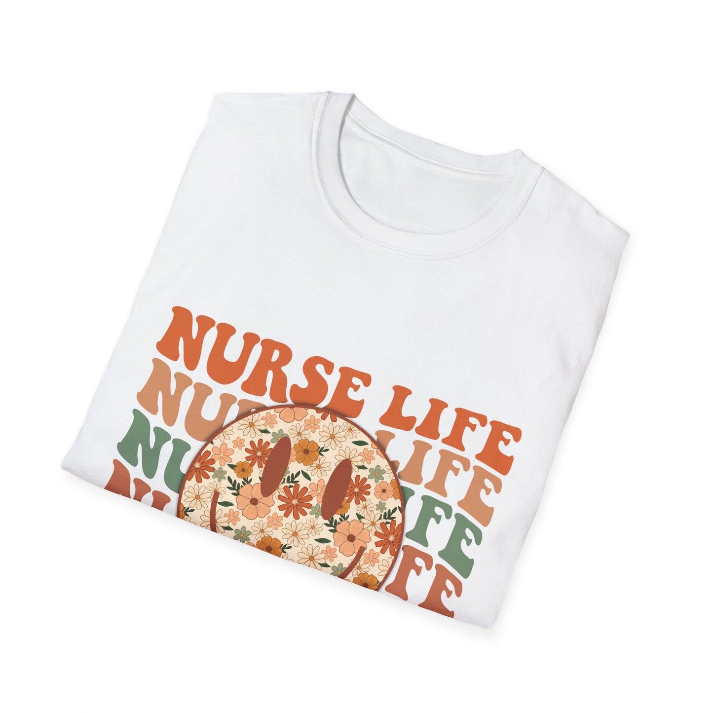 Nurse Life Floral Pizza T-Shirt