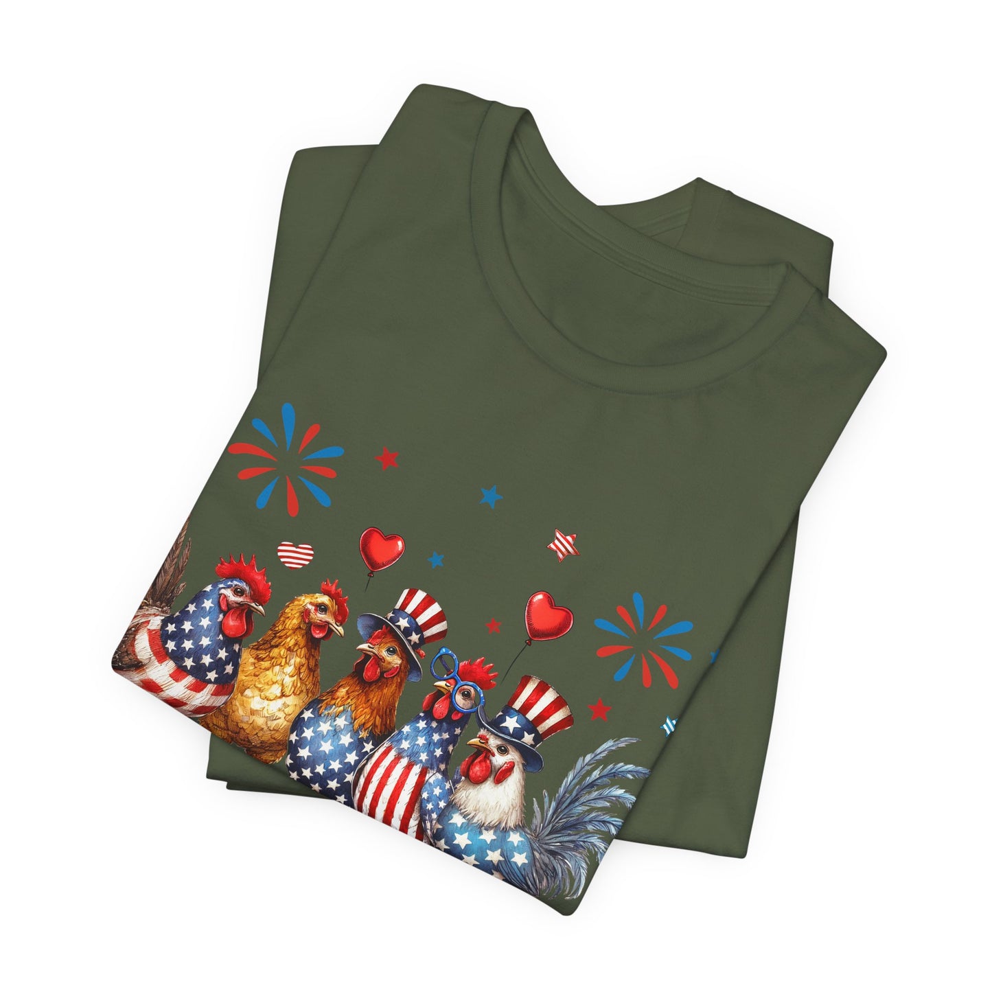 Chicken Patriotic Tee