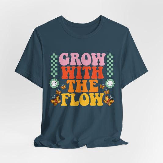 Grow With The Flow Retro Floral T-Shirt