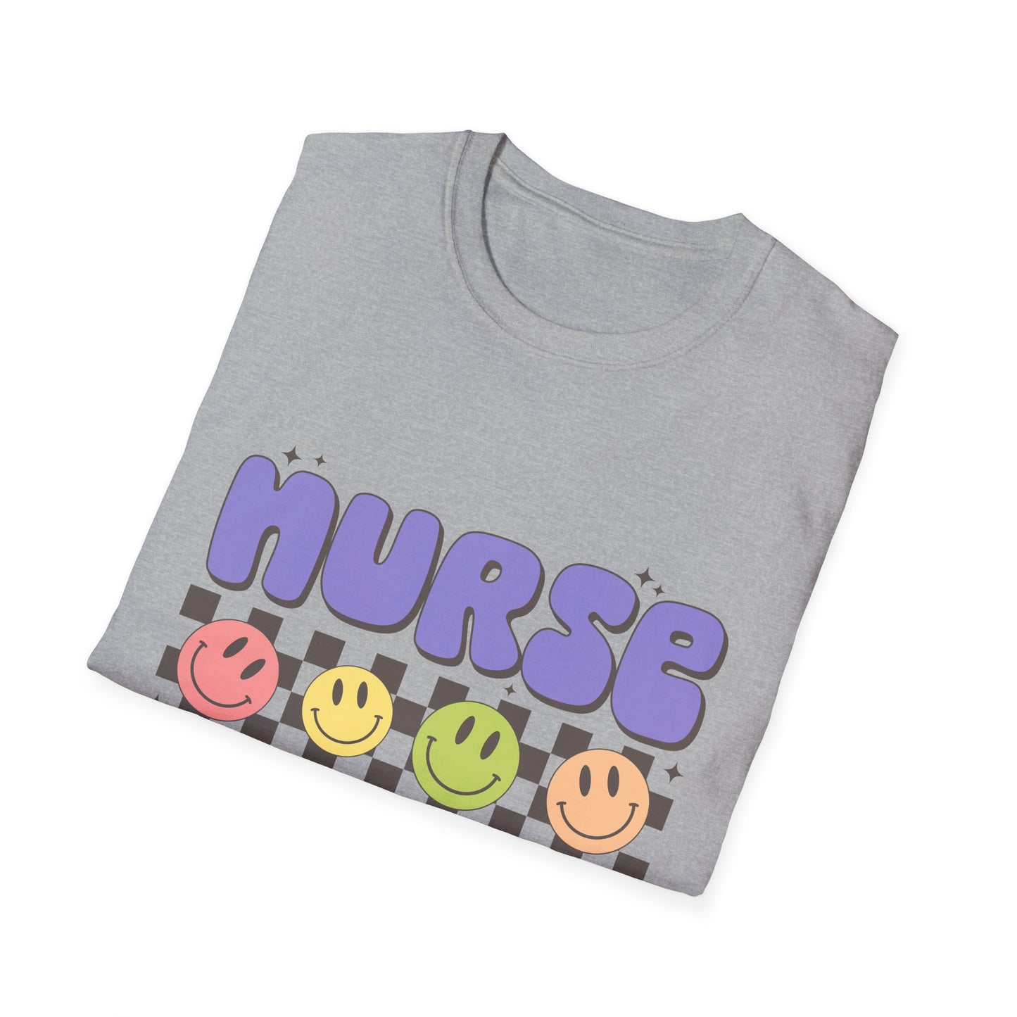 Nurse Nurse Cute Smiley Graphic T-Shirt