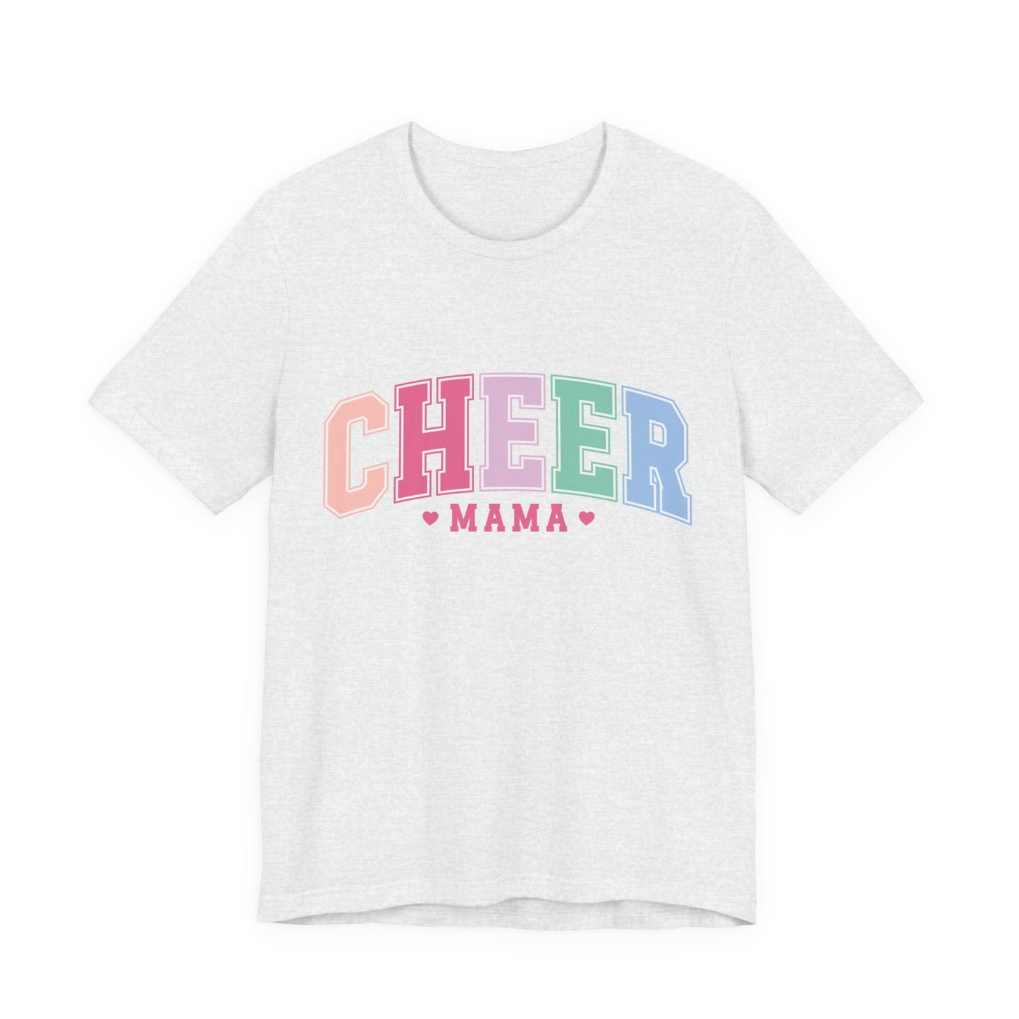 Cheer Mama Pastel Arch T-Shirt — Cheerleading Mom Gift