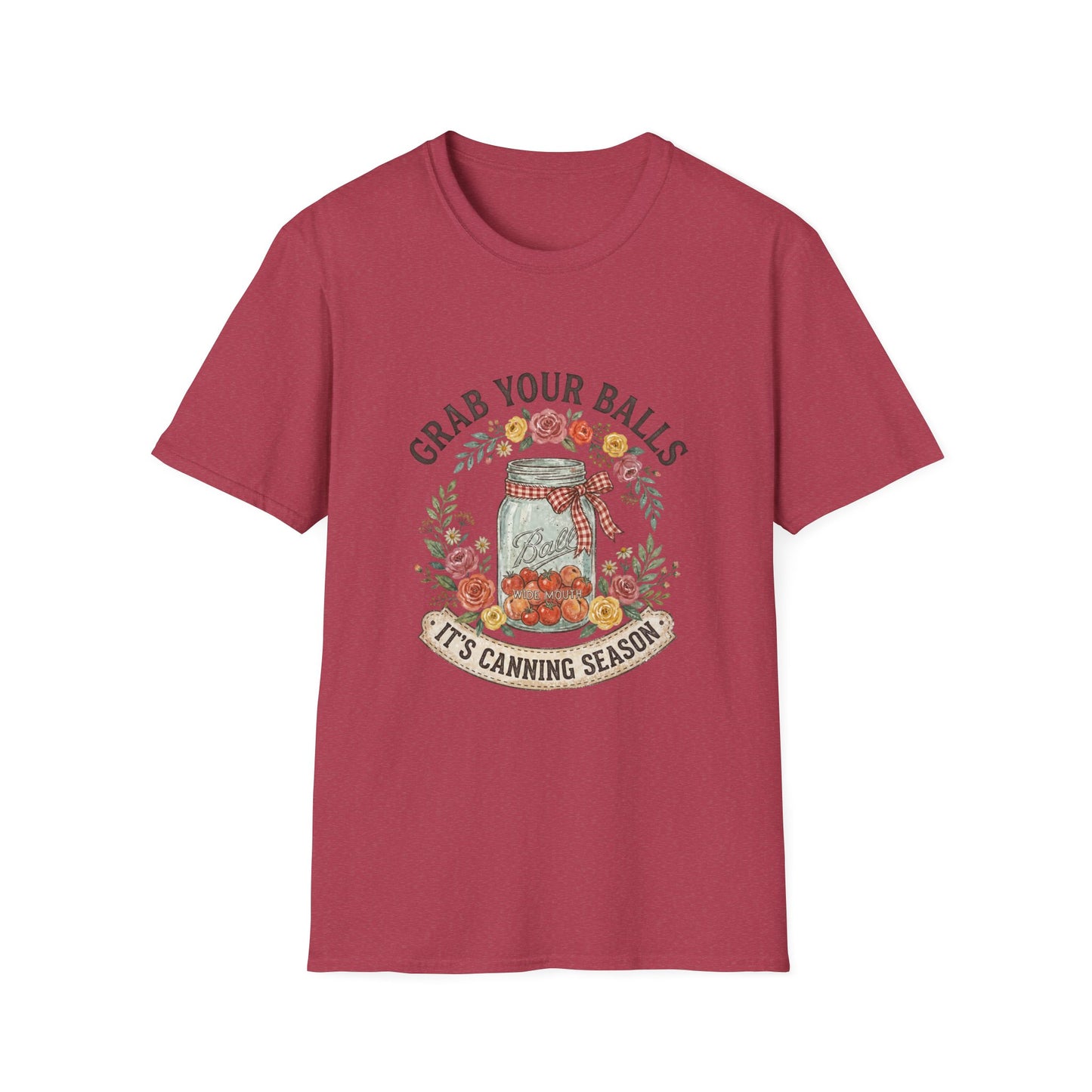 Grab Your Balls Mason Jar Canning T-Shirt — It's Canning Season Vintage Kitchen Tee