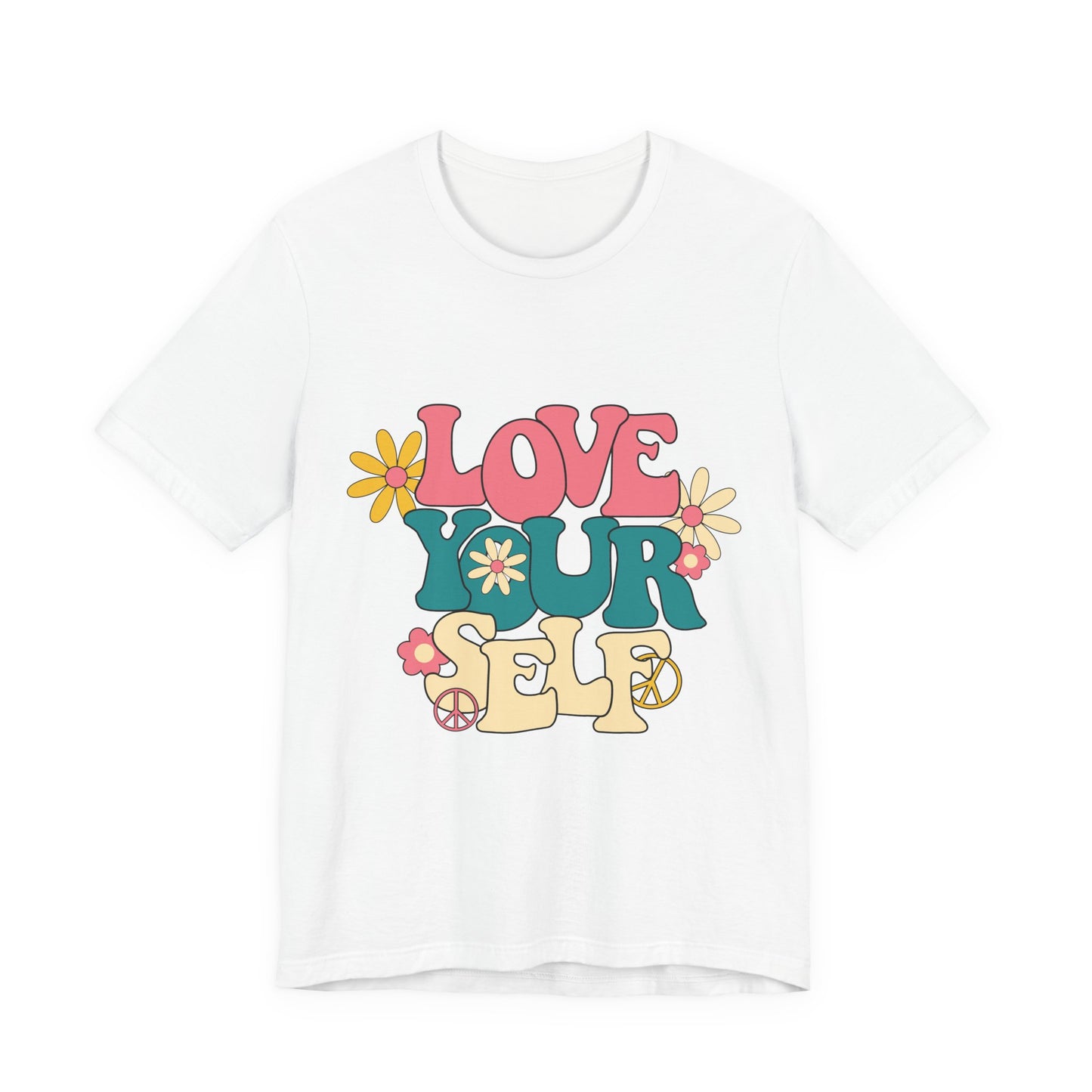 Love Your Self Retro Floral Tee
