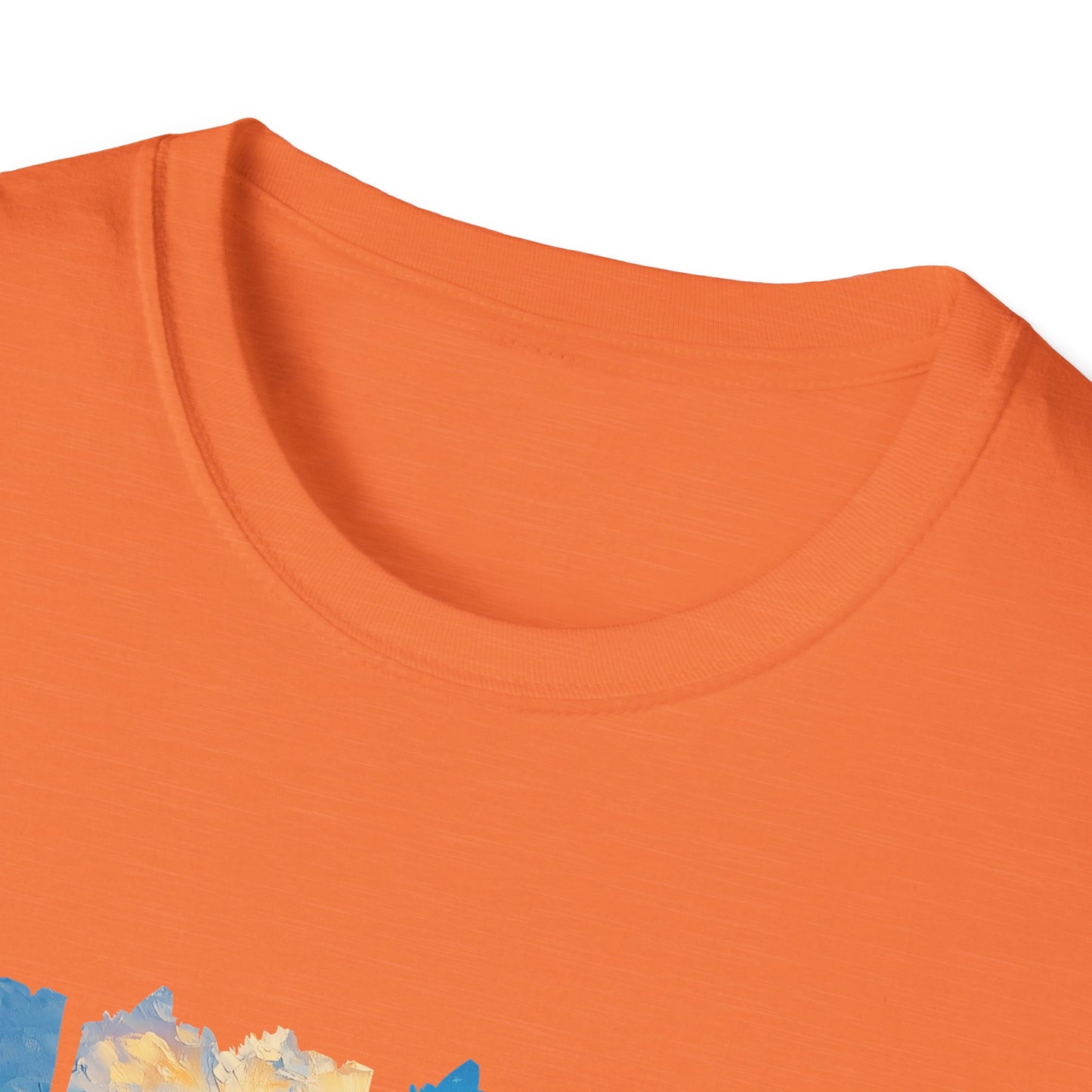 Beach Sunset Panel T-Shirt — Scenic Coastal Graphic Tee