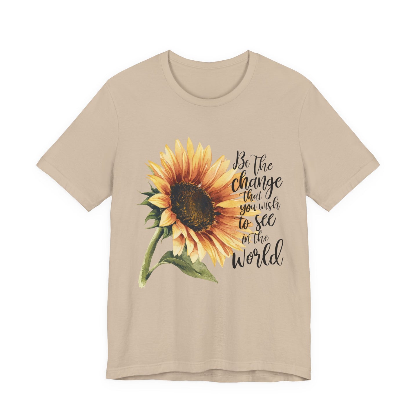 Sunflower "Be the Change" T‑Shirt