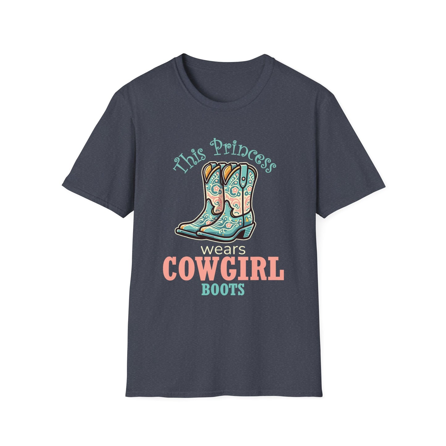 Cowgirl Boots T-Shirt — "This Princess" Western Graphic Tee