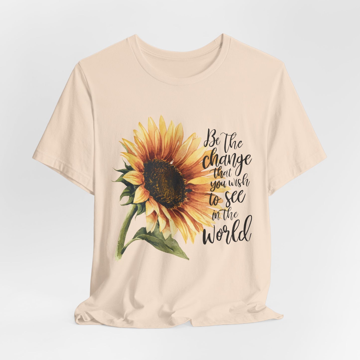 Sunflower "Be the Change" T‑Shirt