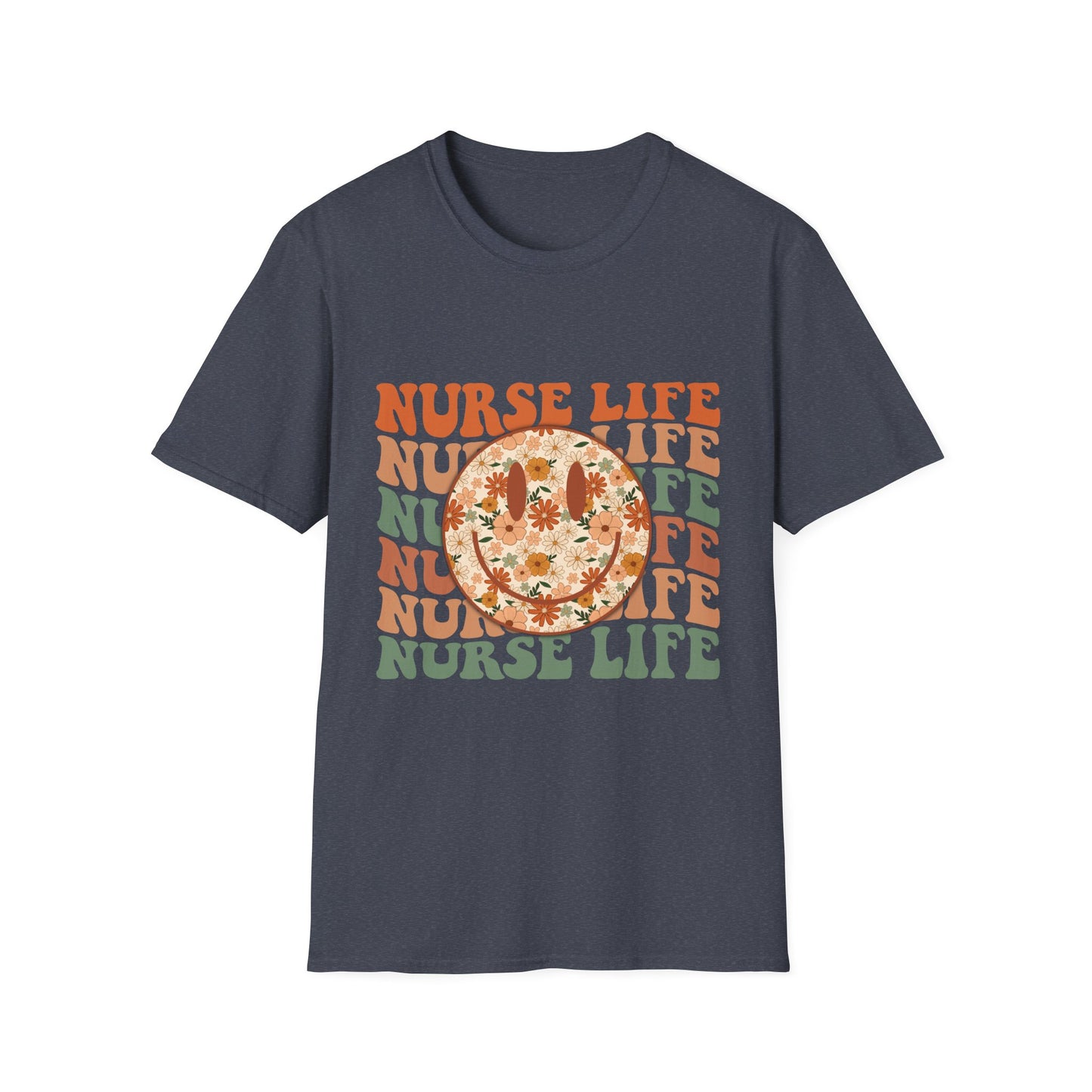 Nurse Life Floral Pizza T-Shirt