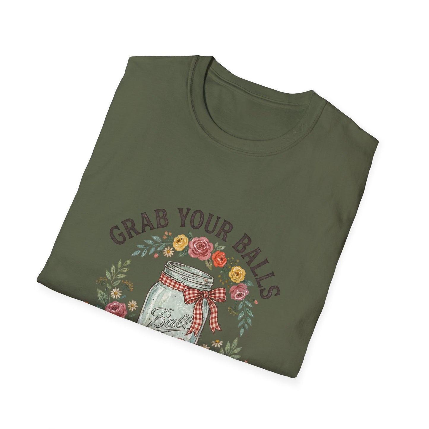 Grab Your Balls Mason Jar Canning T-Shirt — It's Canning Season Vintage Kitchen Tee