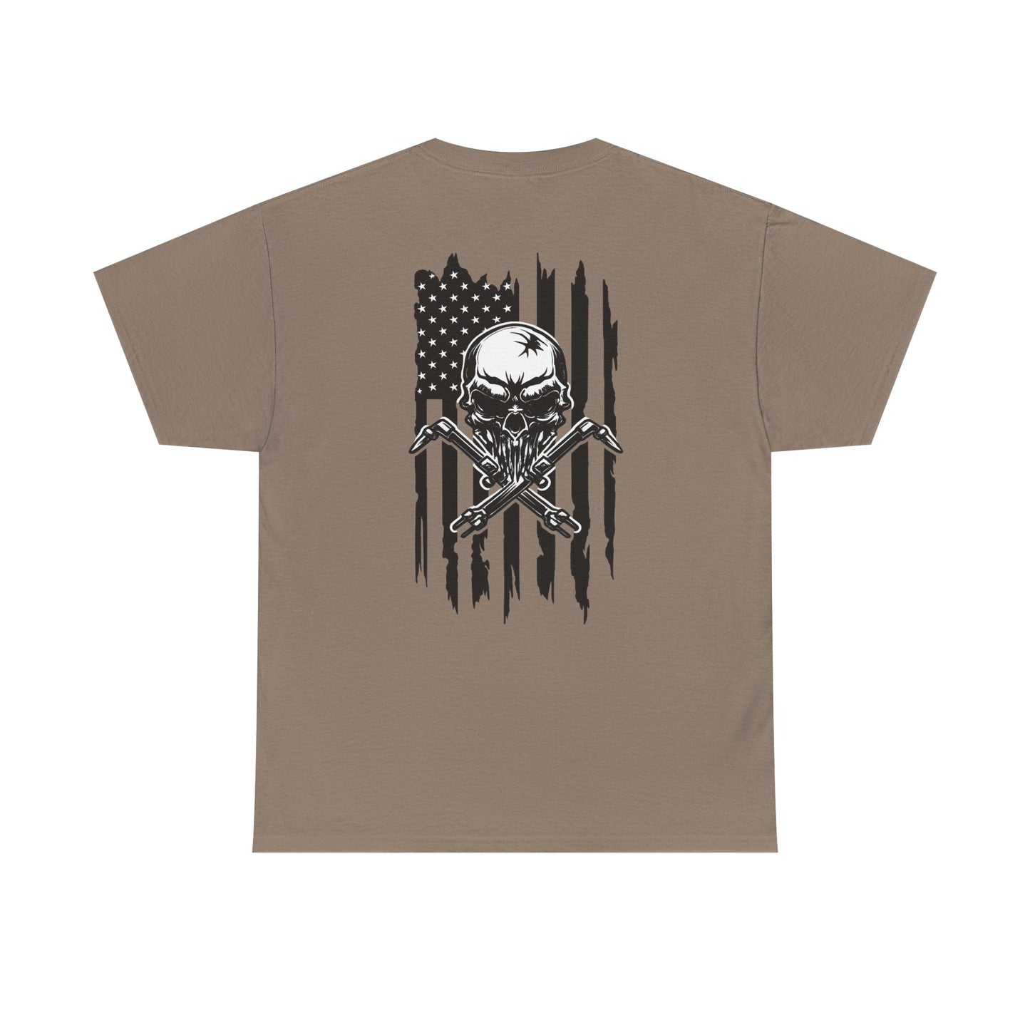 Welding “Hood Life” American Flag Tee