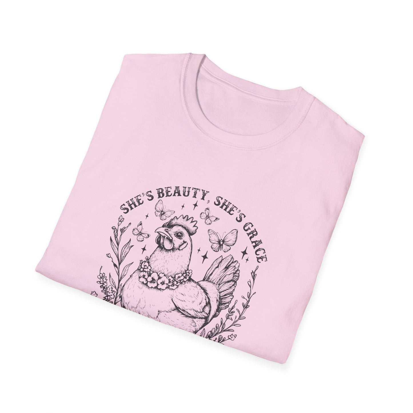 She'll Peck You In The Face Chicken T-Shirt – Funny Farmyard Hen Graphic Tee