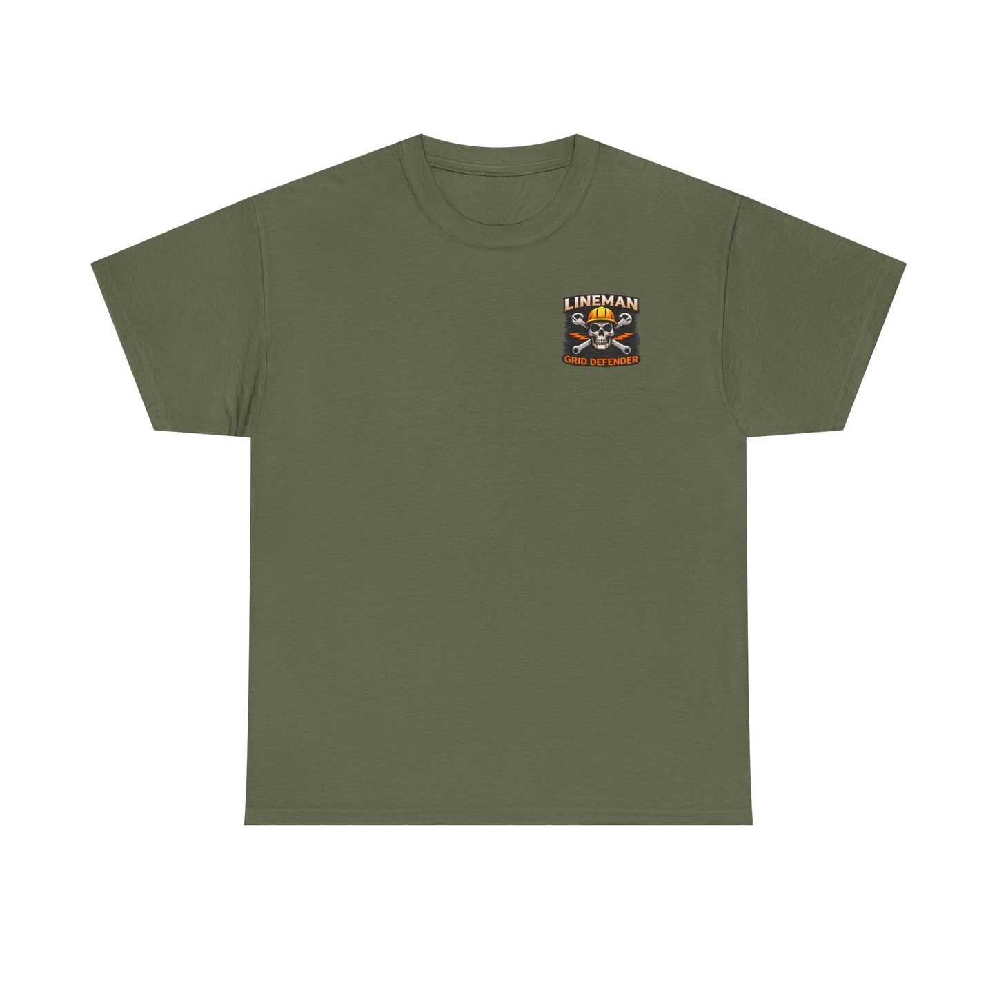 Lineman-Built to work-Born to climb Unisex Heavy Cotton Tee