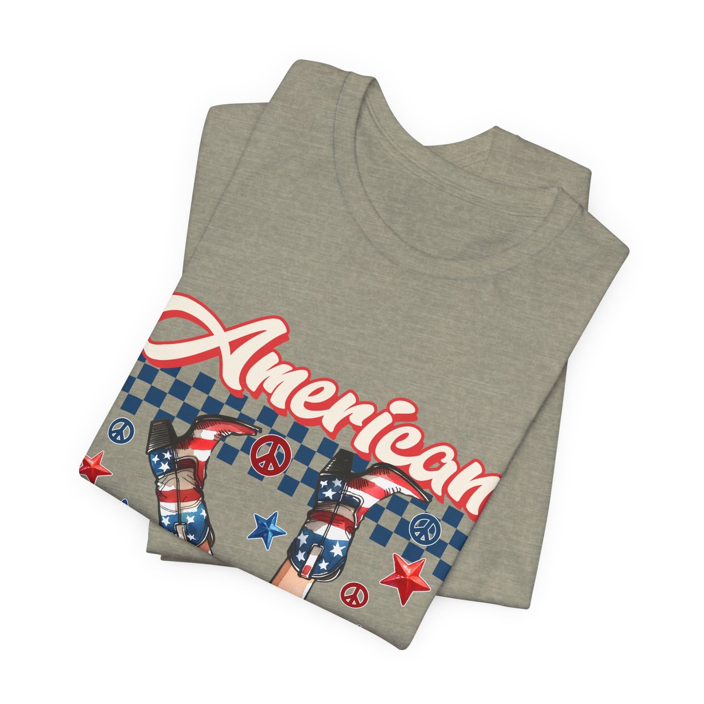 American Sweetheart T-Shirt — Retro Patriotic 4th of July Tee
