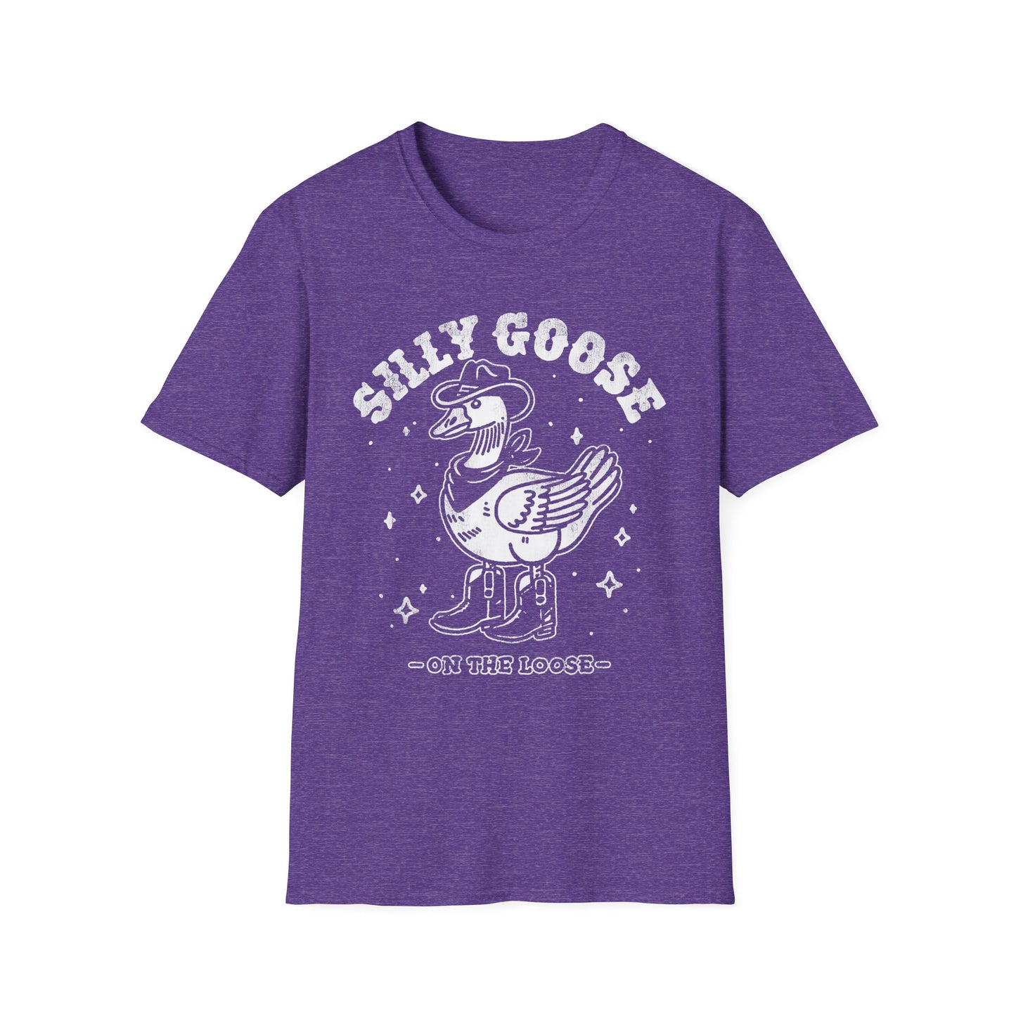 Silly Goose T-Shirt — Retro Cartoon Goose 'On the Loose' Graphic Tee