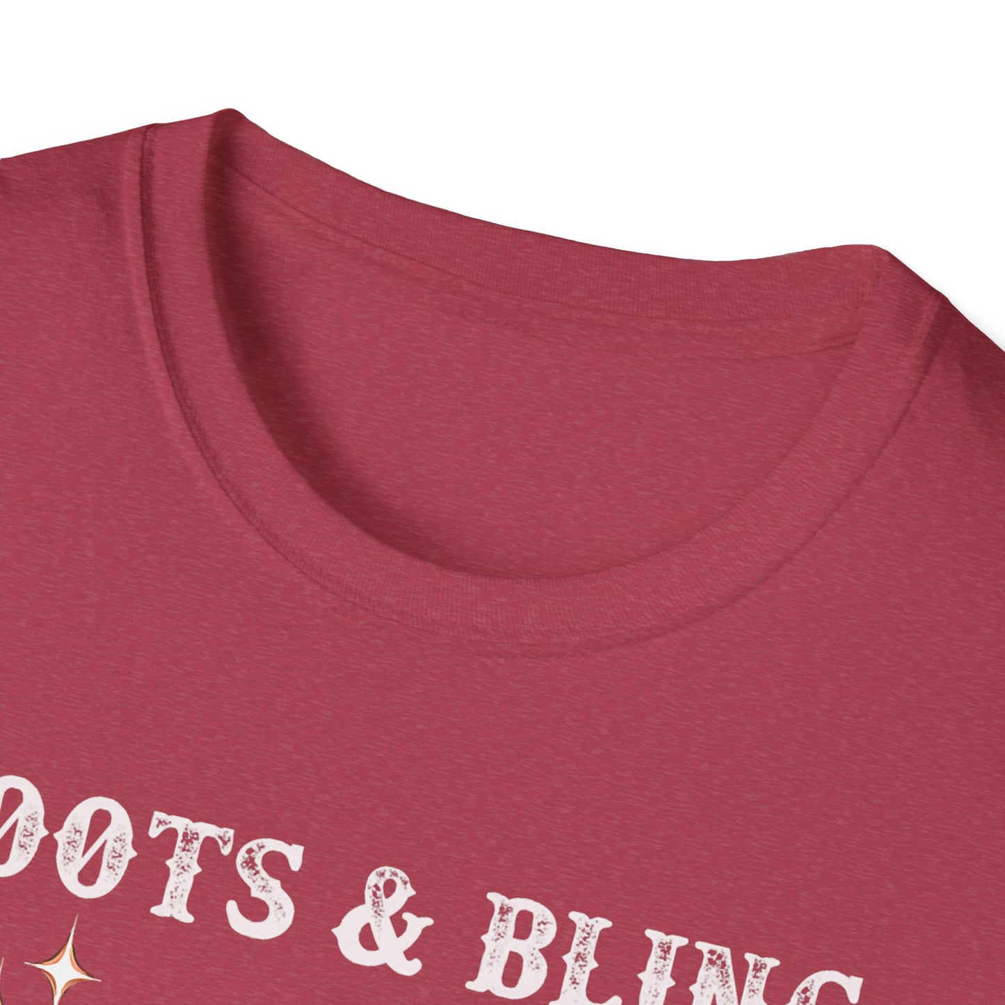 Cowgirl T-Shirt — "Boots & Bling" Floral Western Tee