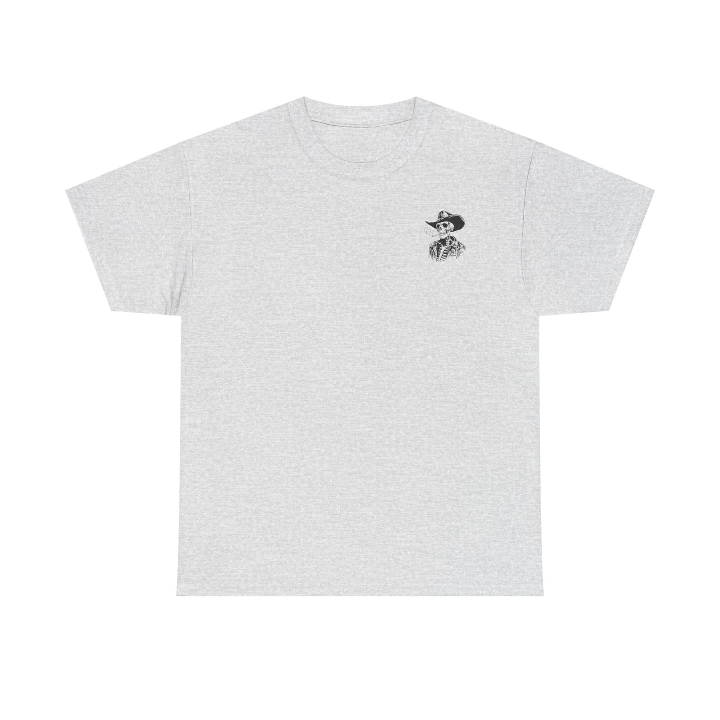 Skeleton Cowboy T-Shirt — Western Skull Graphic Tee