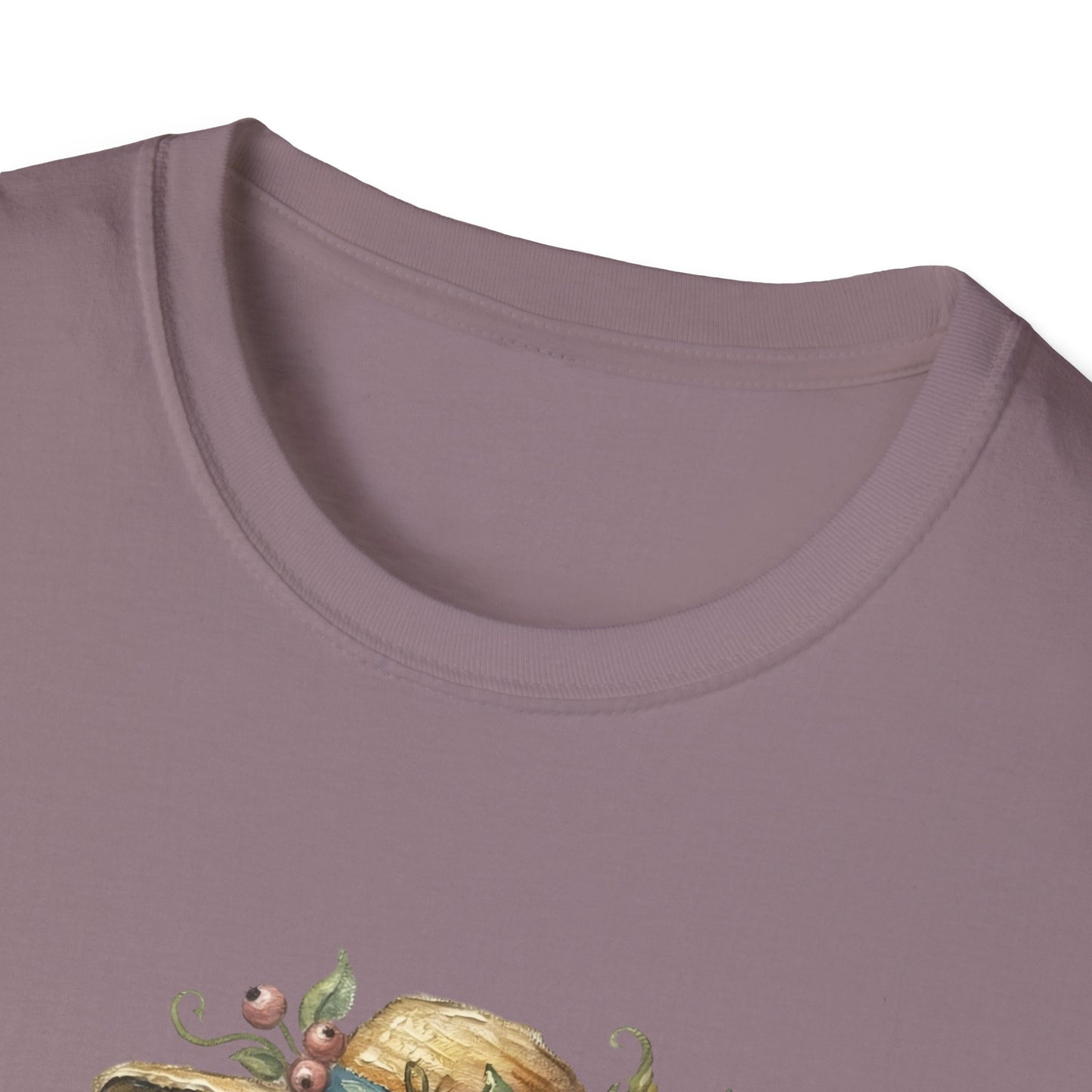 Garden Bird Tee — "There is a quiet peace to be found in the heart of the garden" Floral Bird T-Shirt