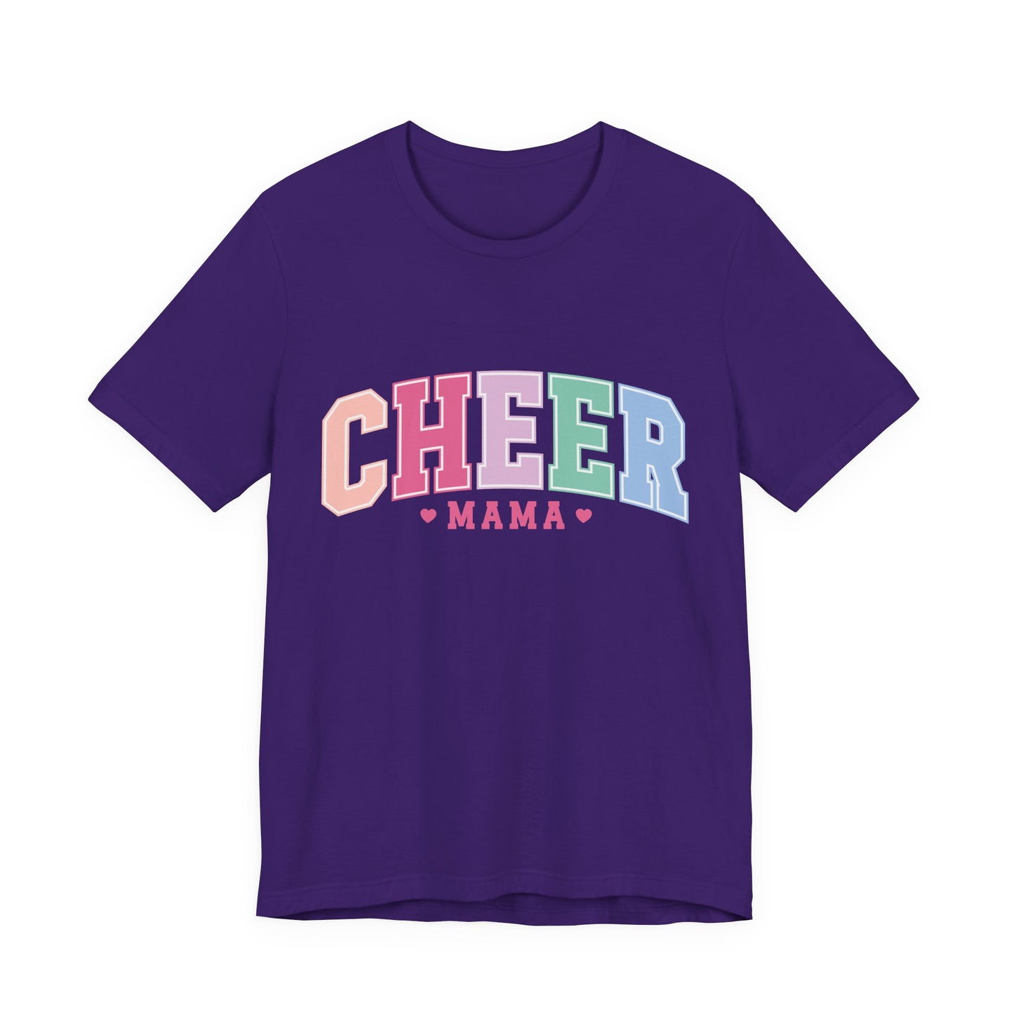 Cheer Mama Pastel Arch T-Shirt — Cheerleading Mom Gift
