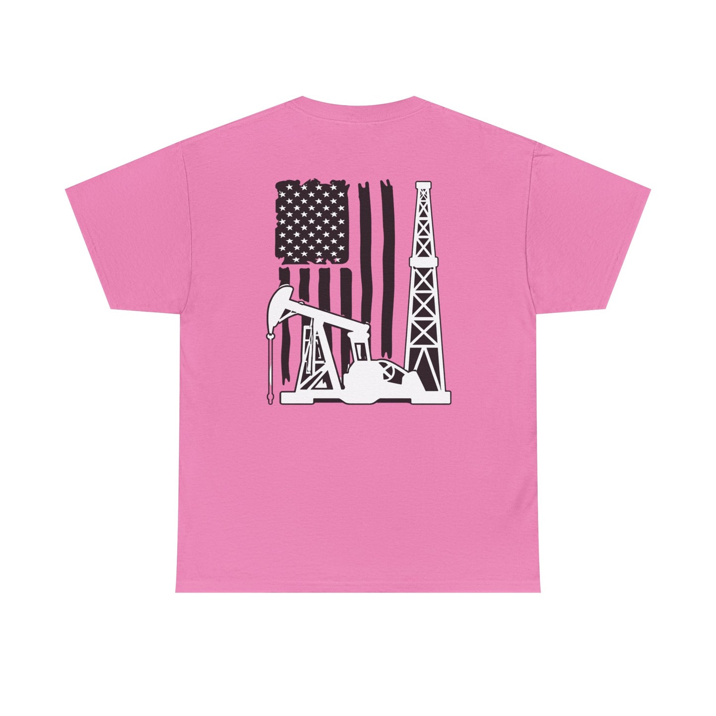 Oilfield Flag Tee — American Oil Rig Graphic T-Shirt