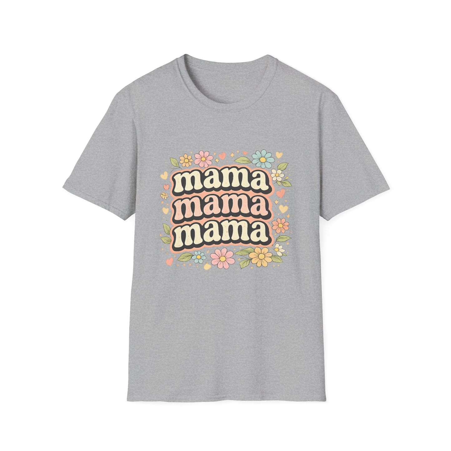 Mama Floral T-Shirt — Retro Mom Gift for Mother’s Day