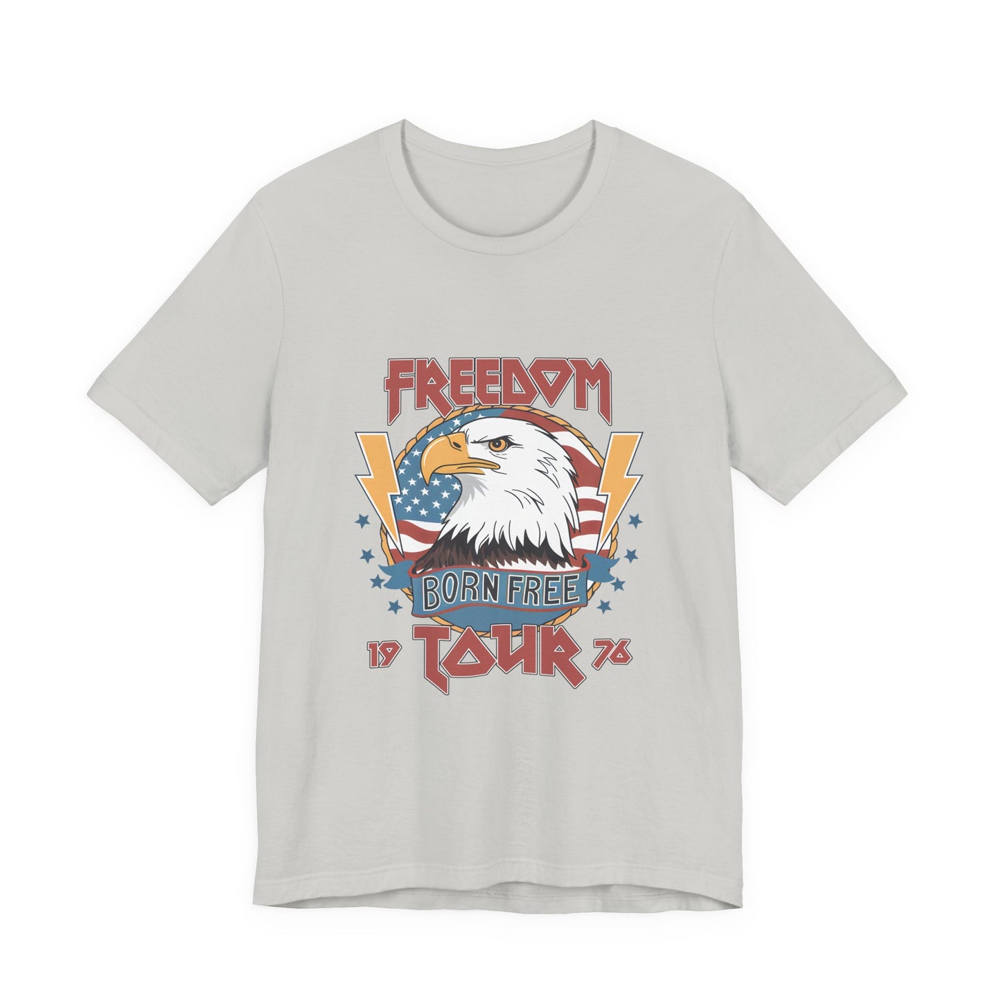 Freedom Born Free Tour Tee — Vintage American Eagle Patriotic T‑Shirt