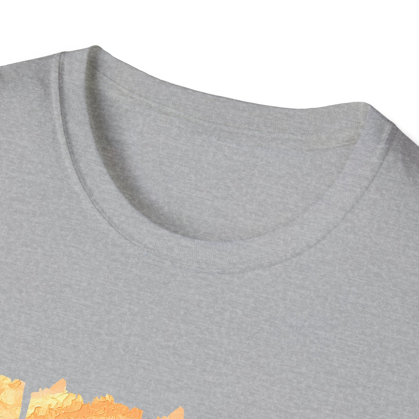 Sunflower Mountain Poster T-Shirt — Scenic Field & Peaks Graphic Tee