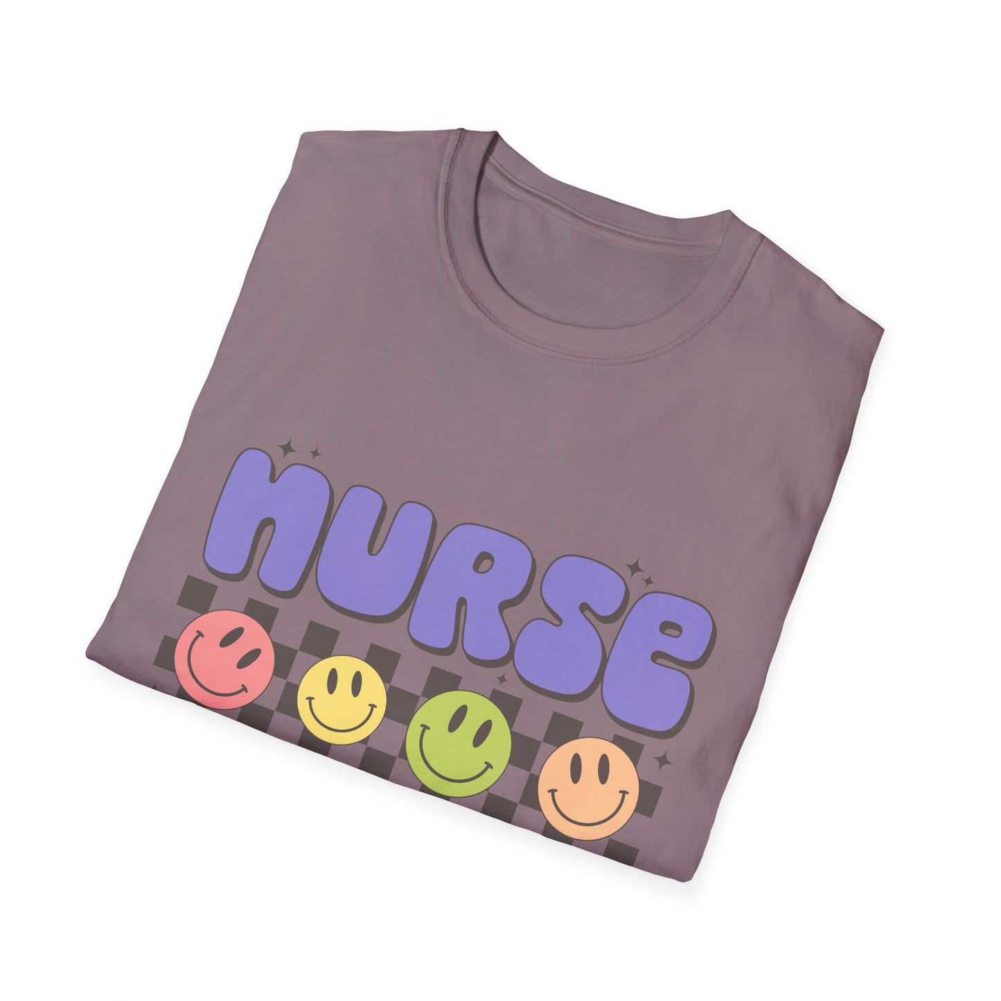 Nurse Nurse Cute Smiley Graphic T-Shirt