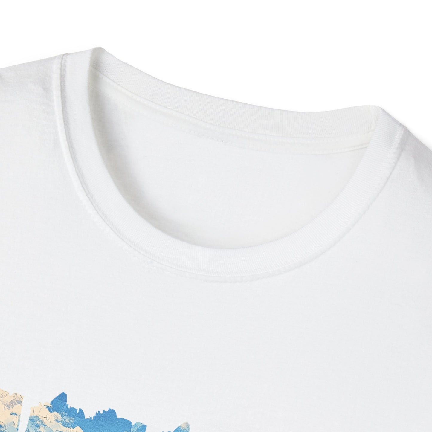 Wildflower Hills Scenic Tee — 'Live in It' Landscape Graphic T-Shirt