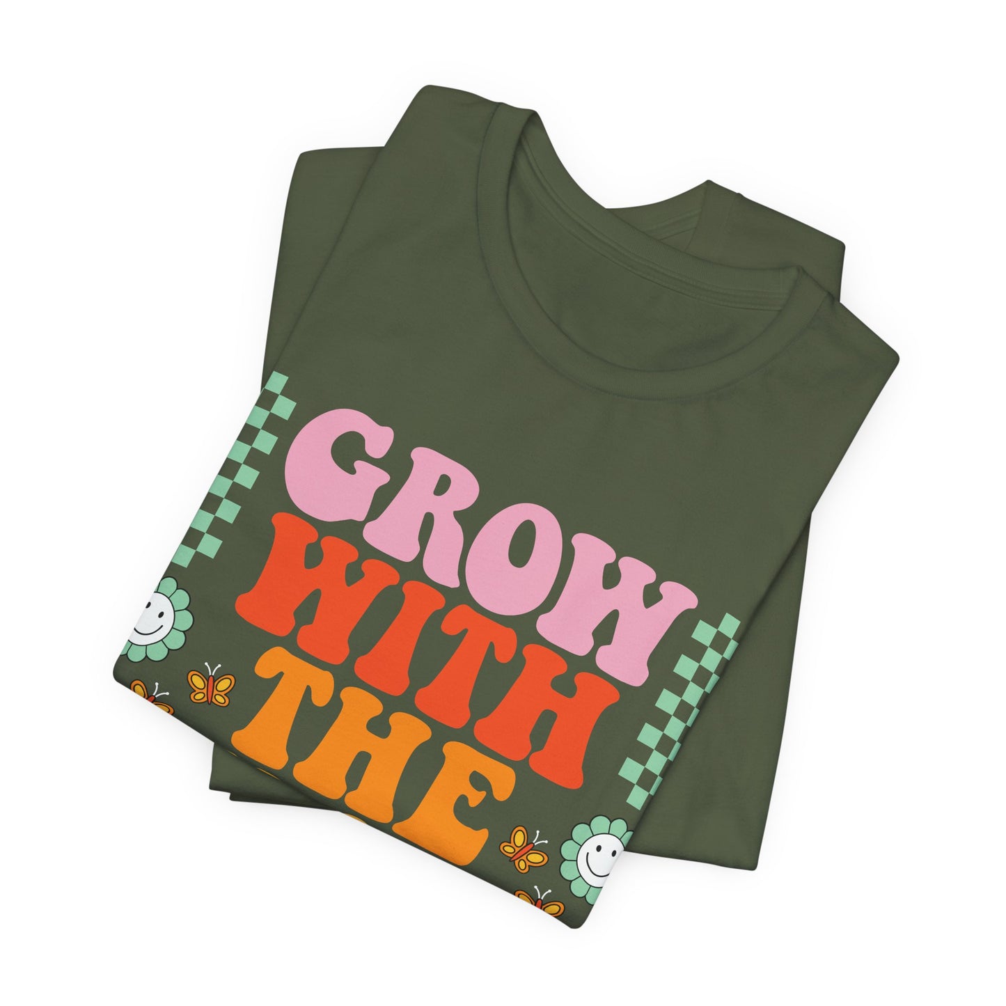 Grow With The Flow Retro Floral T-Shirt