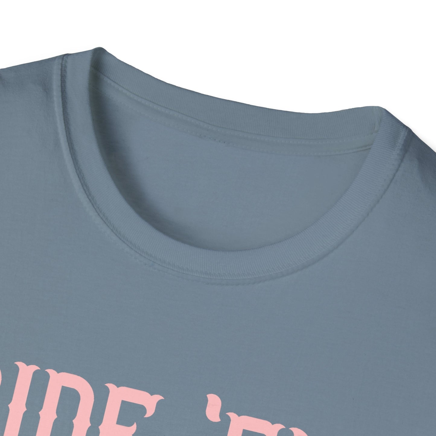 Ride 'Em Cowgirl T-Shirt — Pink Cowboy Hat Graphic Tee