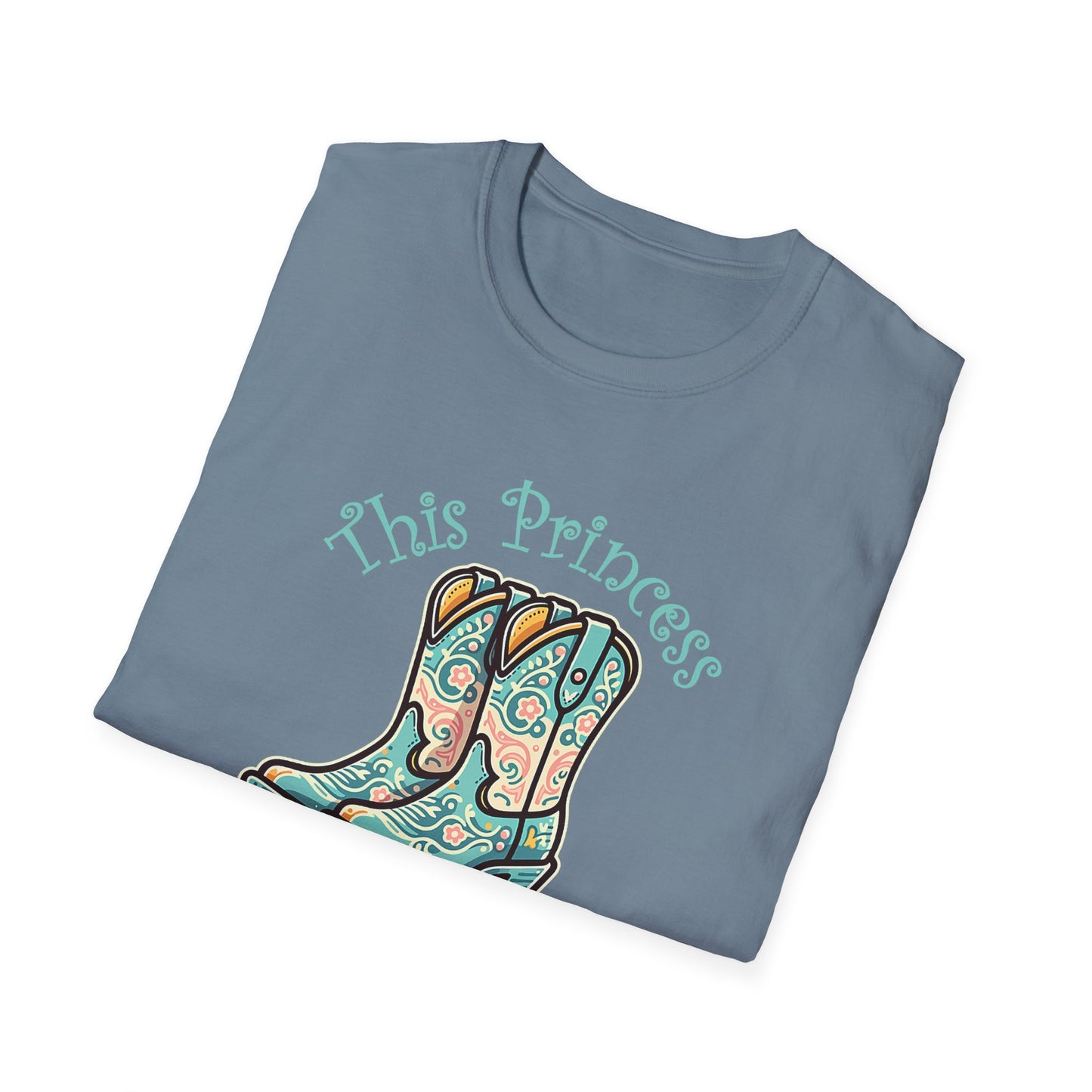 Cowgirl Boots T-Shirt — "This Princess" Western Graphic Tee