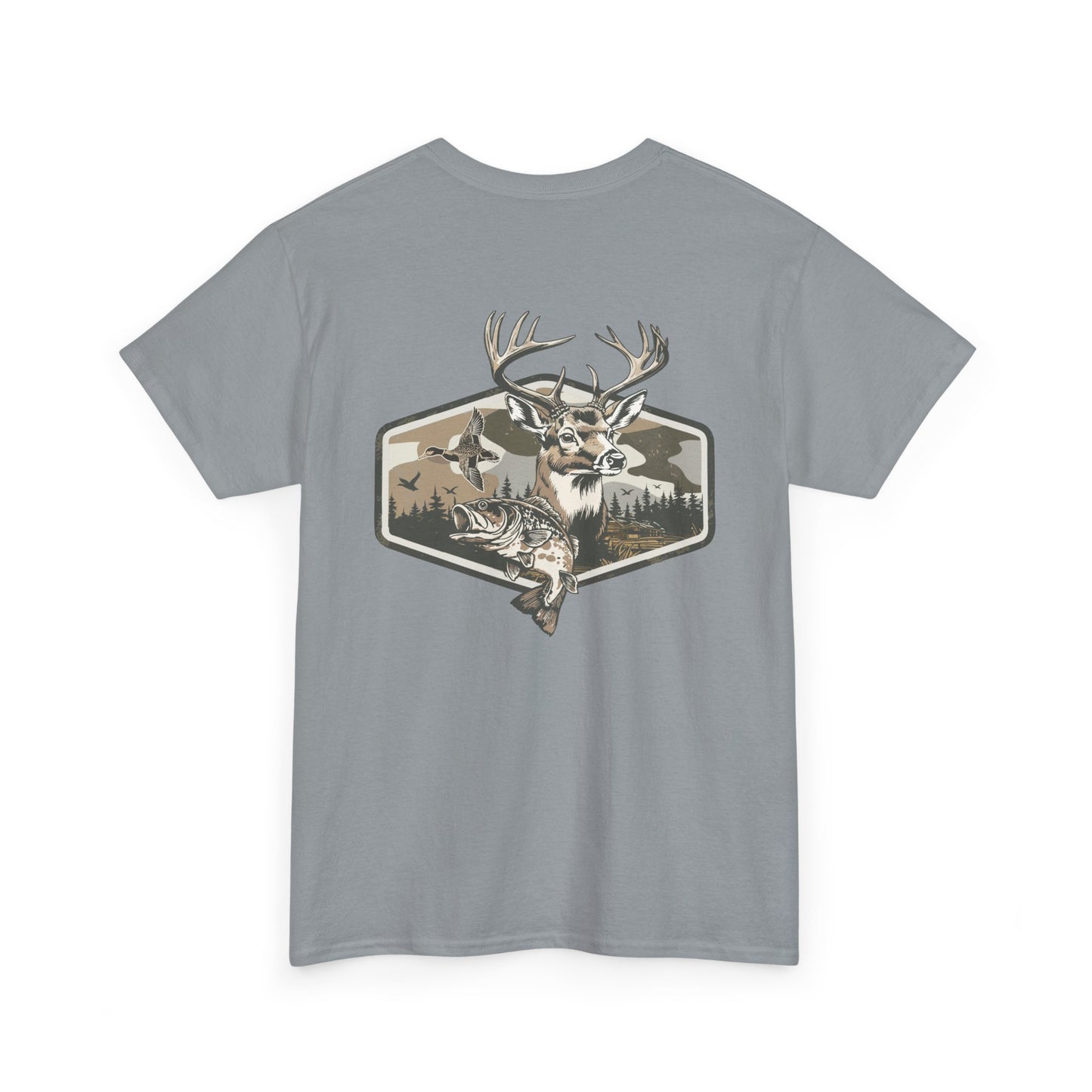 Deer Hunter Graphic Tee — Buck & Forest Outdoor T-Shirt