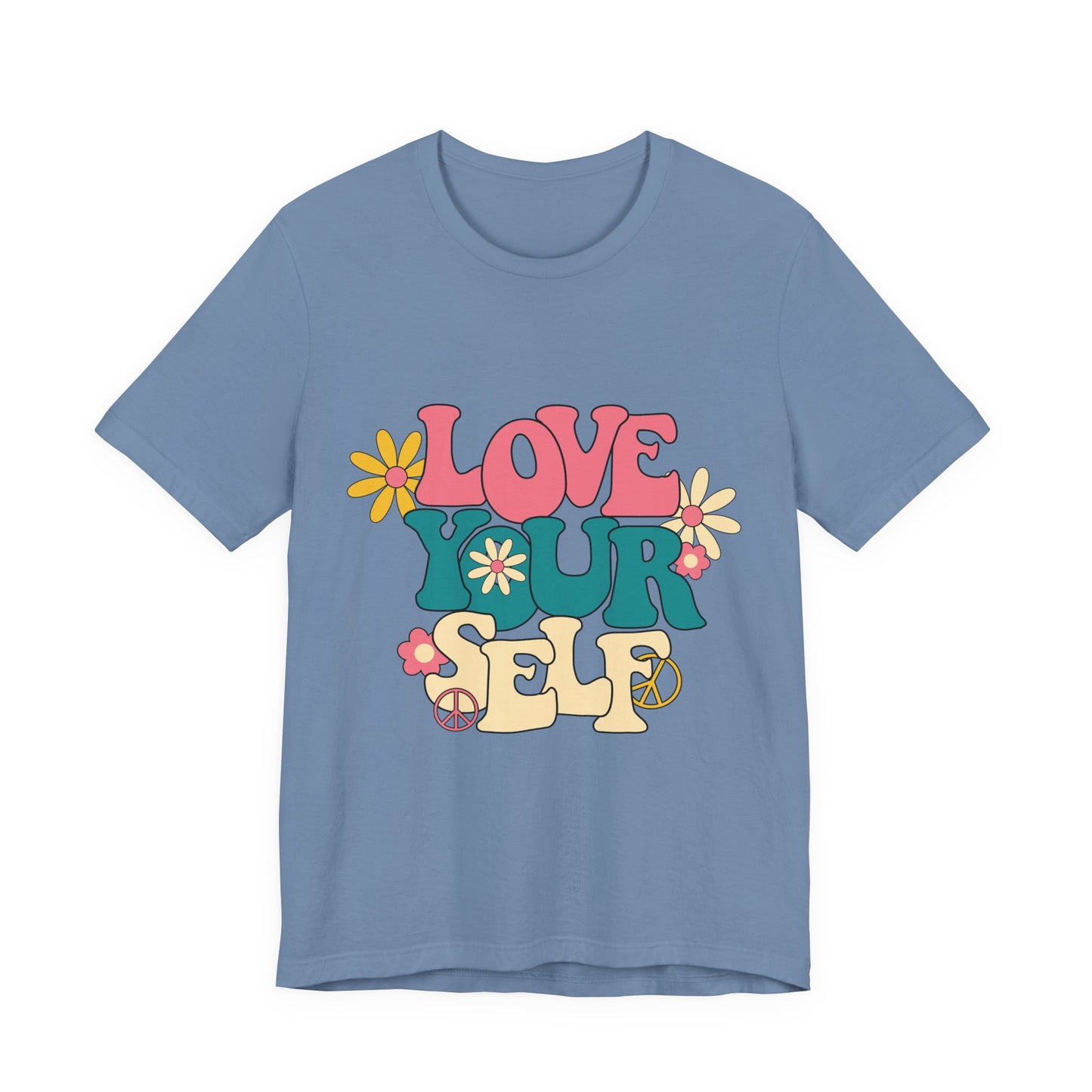 Love Your Self Retro Floral Tee