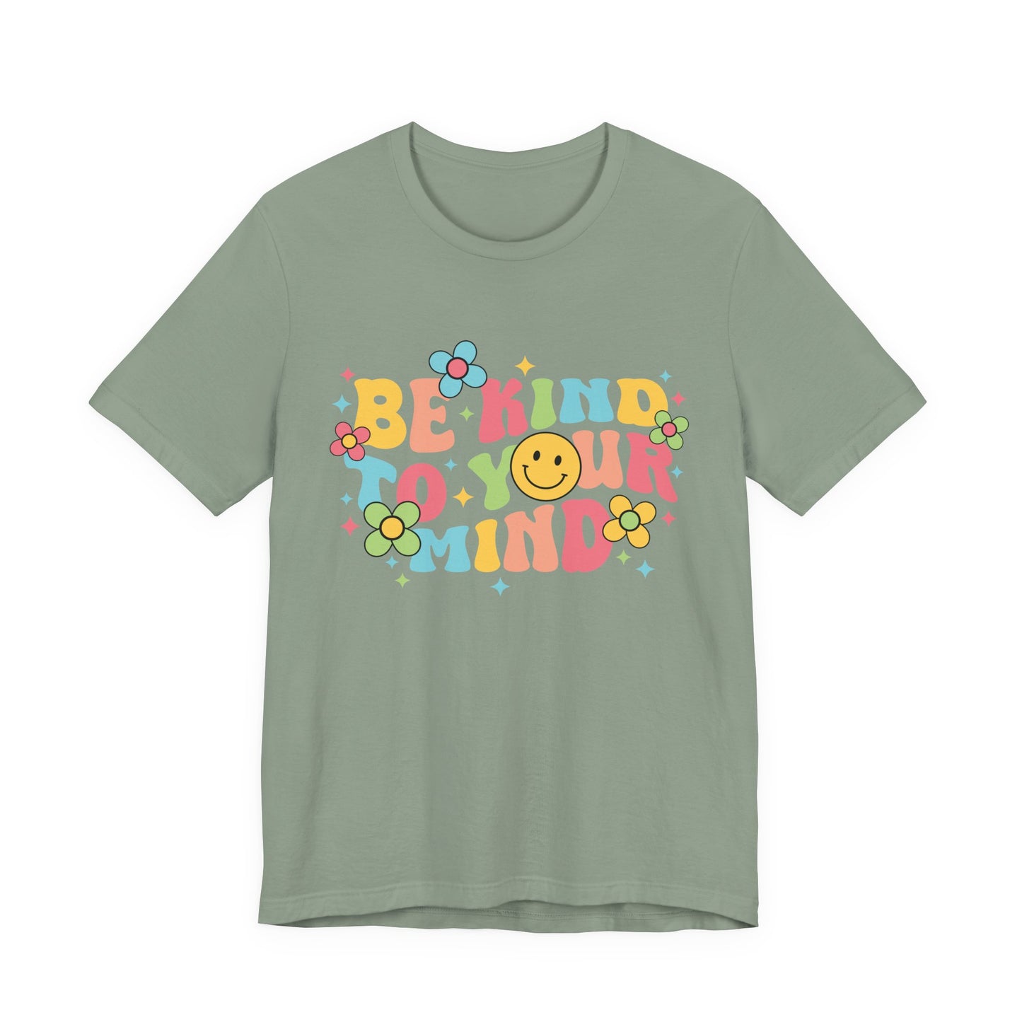 Be Kind to Your Mind T-Shirt — Retro Smile Mental Health Awareness Tee