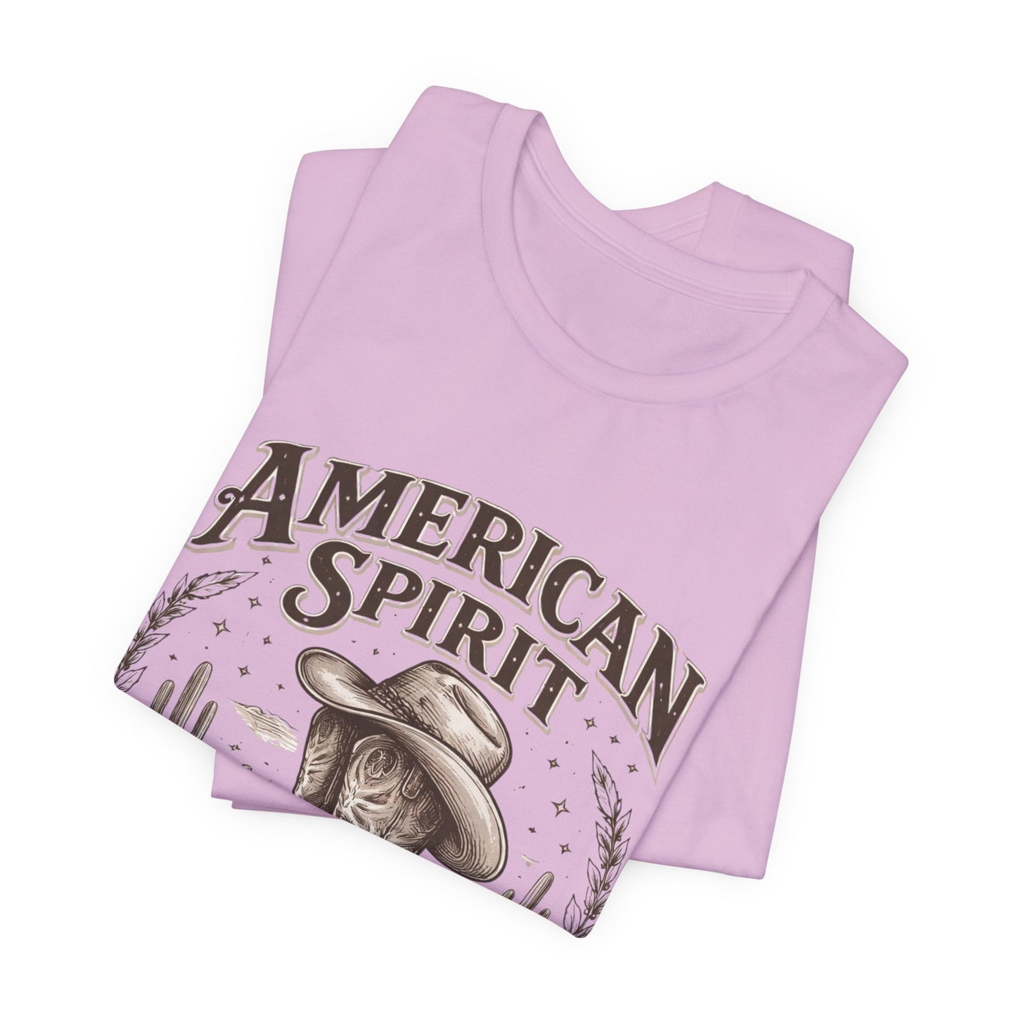 American Spirit Cowboy Tee — Western Boot & Cactus Vintage Graphic T-Shirt