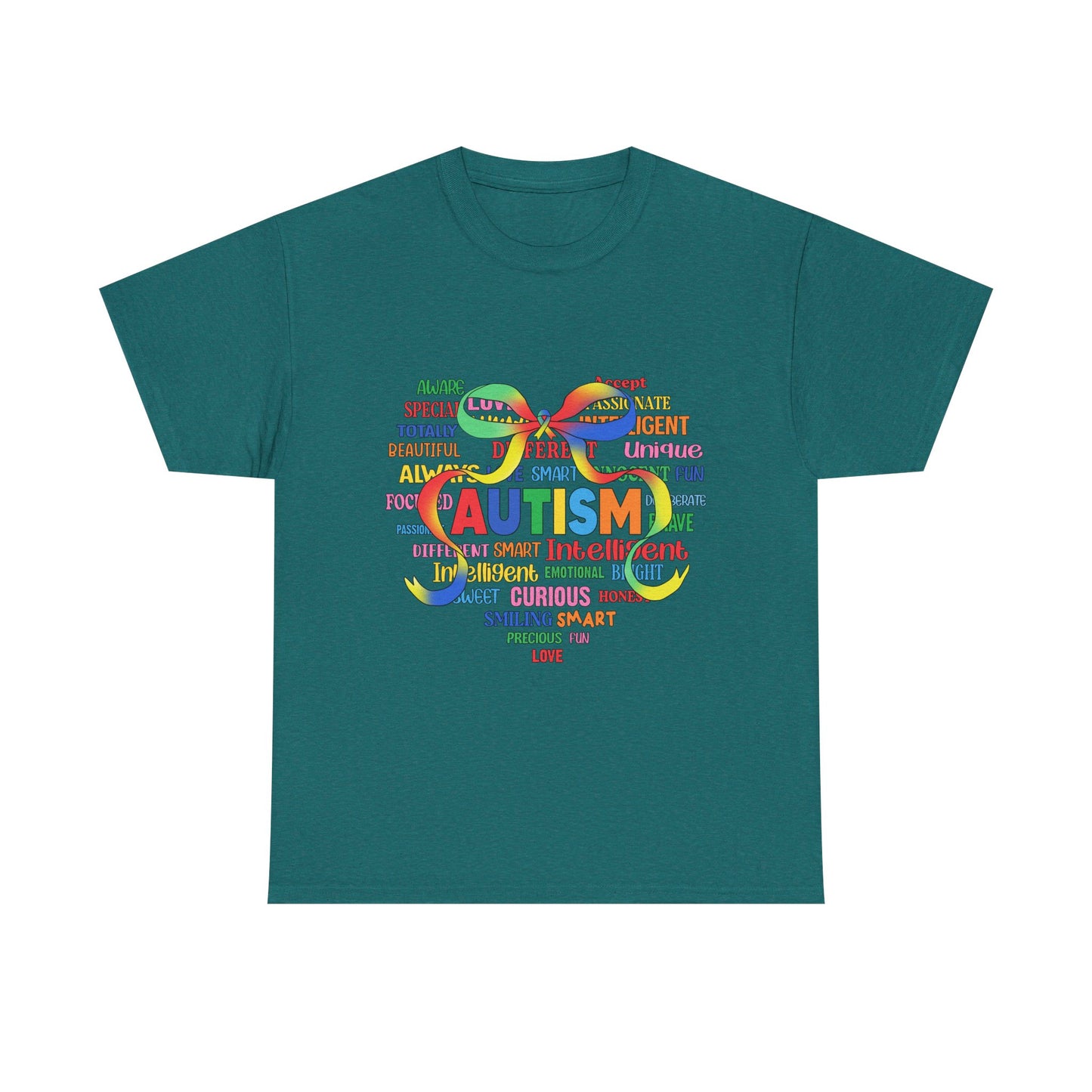 Autism Awareness Puzzle Heart T-Shirt – Colorful Support & Acceptance Tee