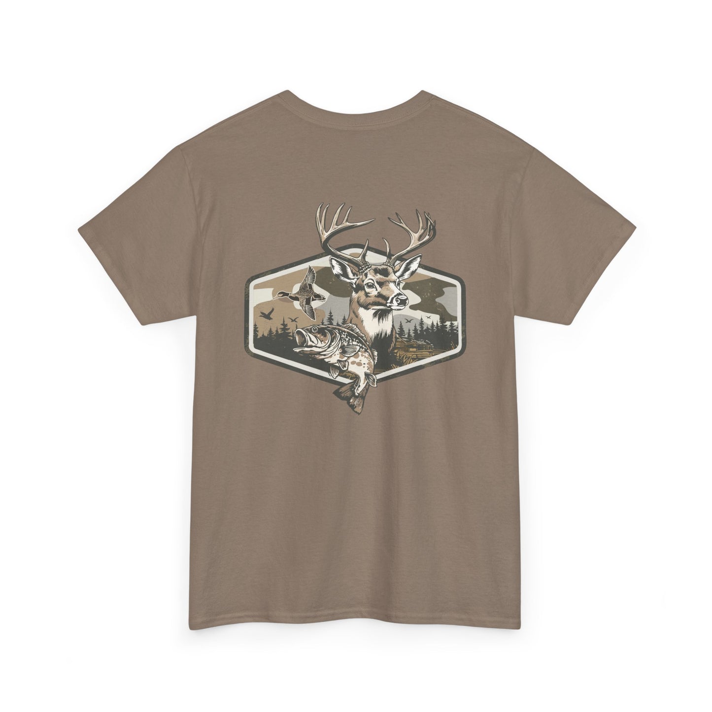 Deer Hunter Graphic Tee — Buck & Forest Outdoor T-Shirt