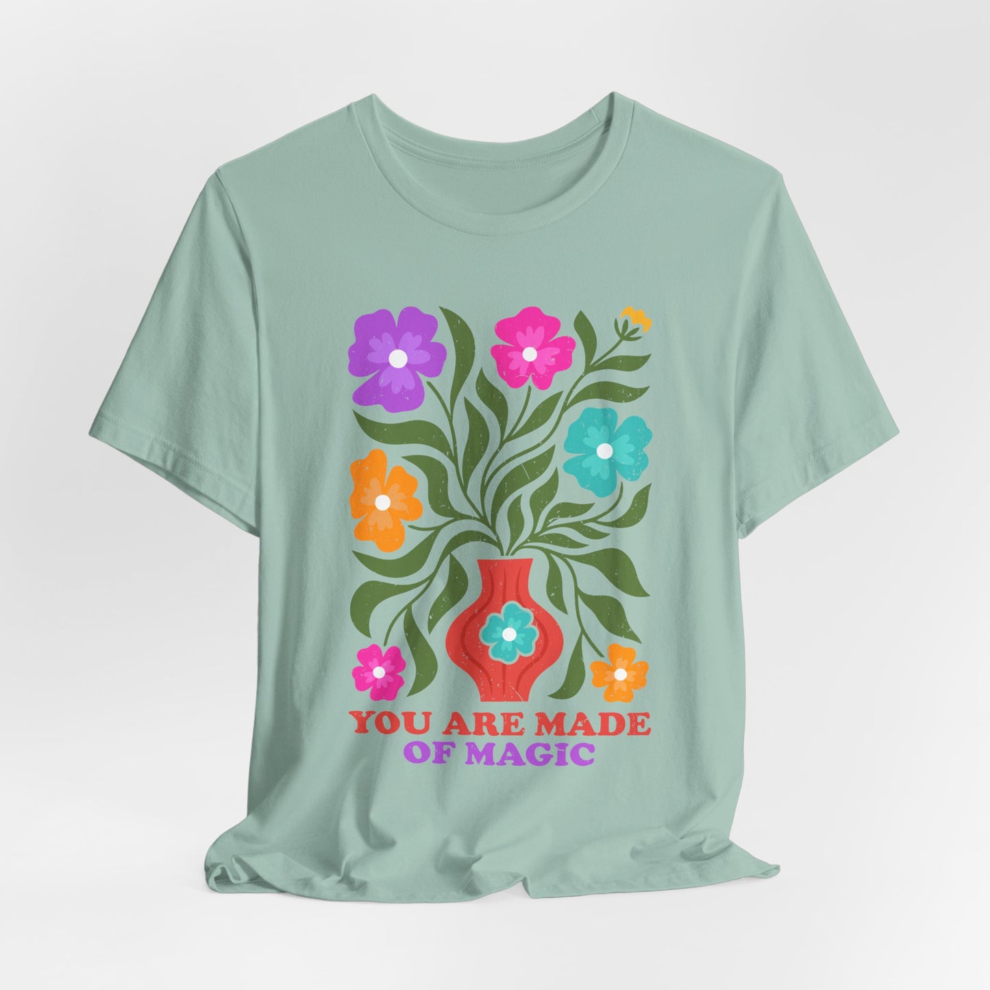 Floral 'You Are Made of Magic' Tee