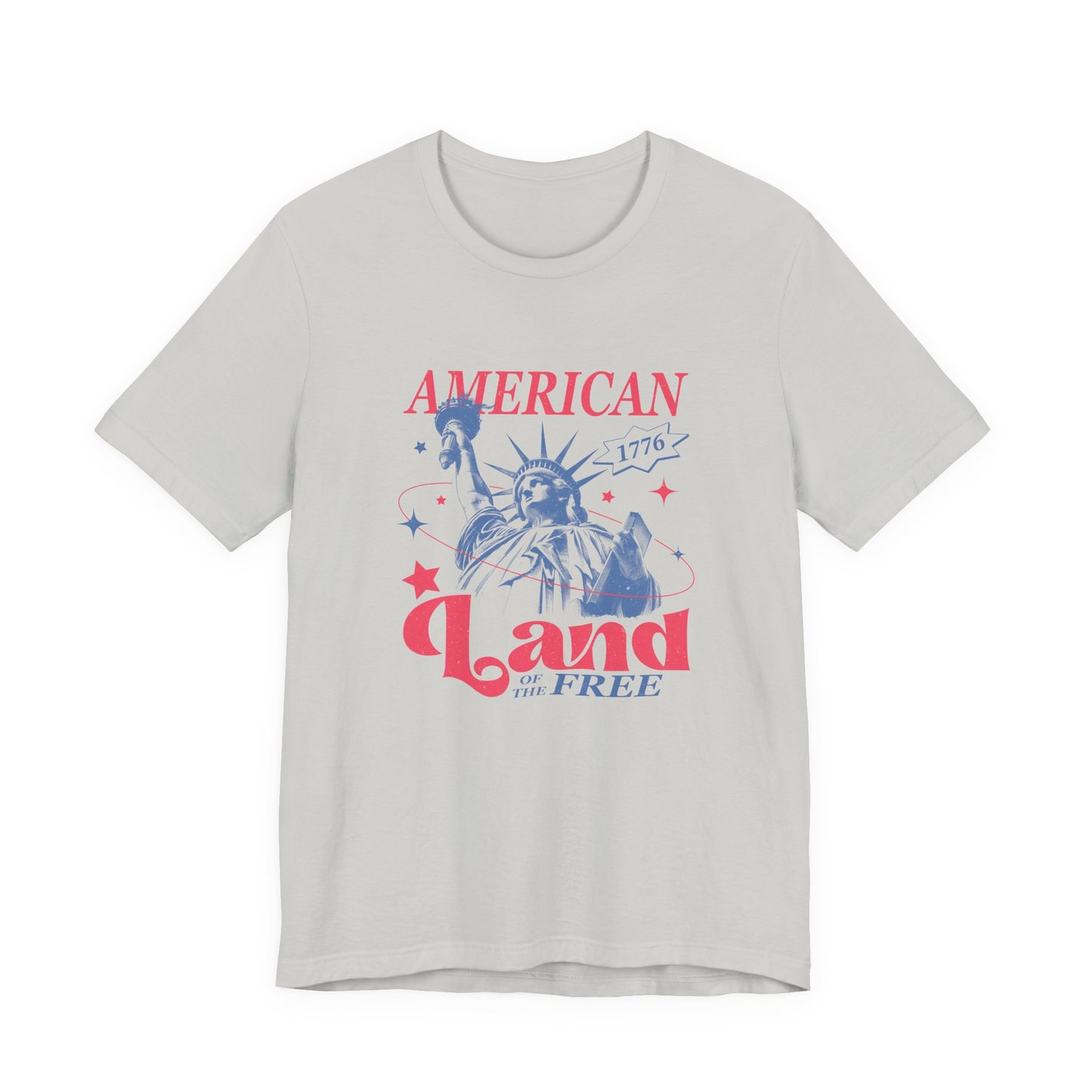 Liberty 'Land of the Free' T‑Shirt — Statue of Liberty Patriotic 1776 Tee