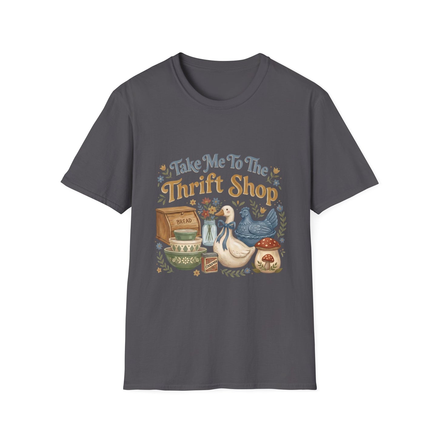 Take Me To The Thrift Shop T-Shirt – Vintage Thrifting Graphic Tee